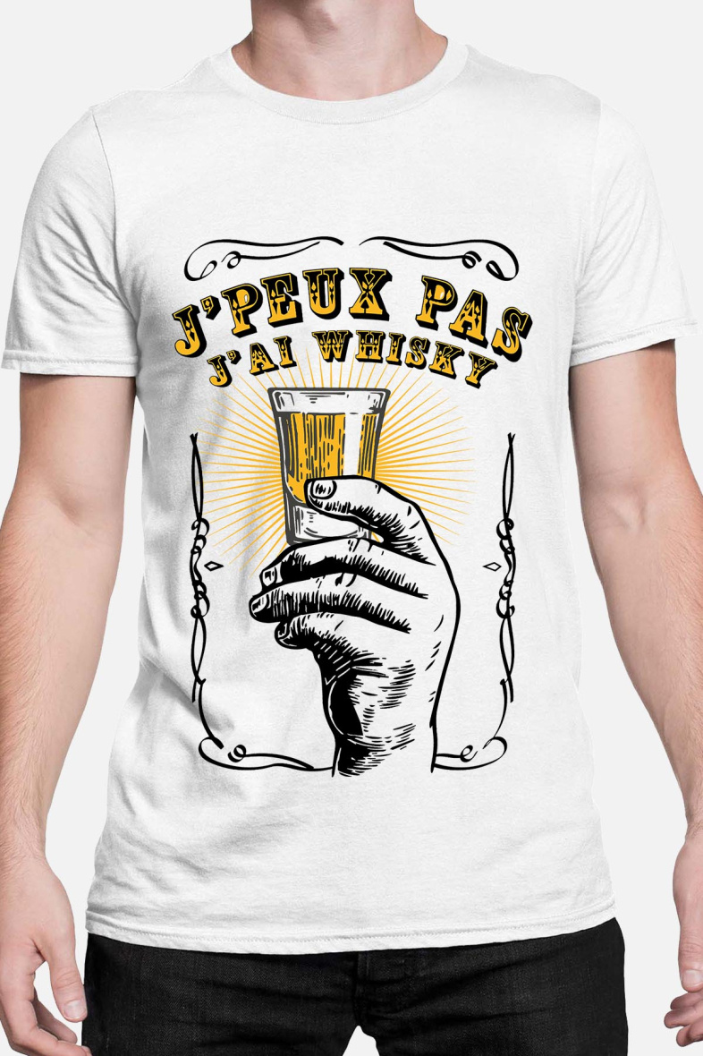 Großhändler I.A.L.D FRANCE - Can't Whiskey - Herren TShirt