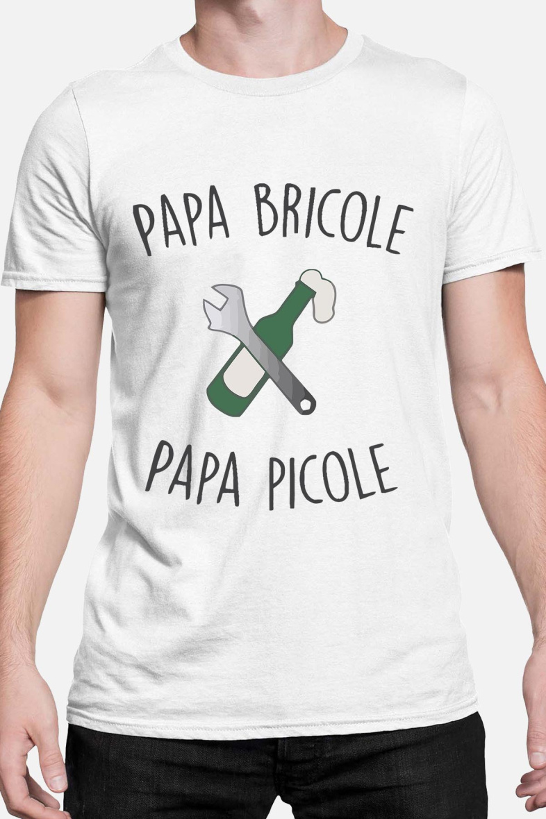 Großhändler I.A.L.D FRANCE - Papa bastelt Getränke - Herren TShirt
