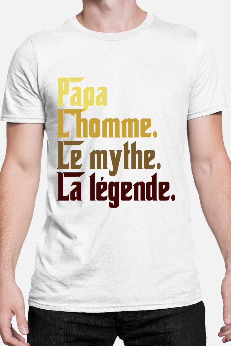 Großhändler I.A.L.D FRANCE - Papa Mythos - Herren TShirt