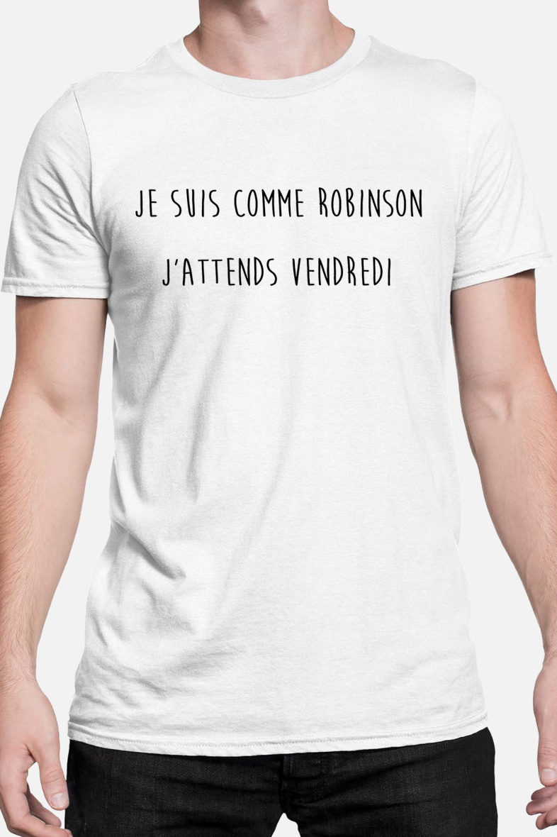 Grossiste I.A.L.D FRANCE - Robinson vendredi - Tshirt Homme