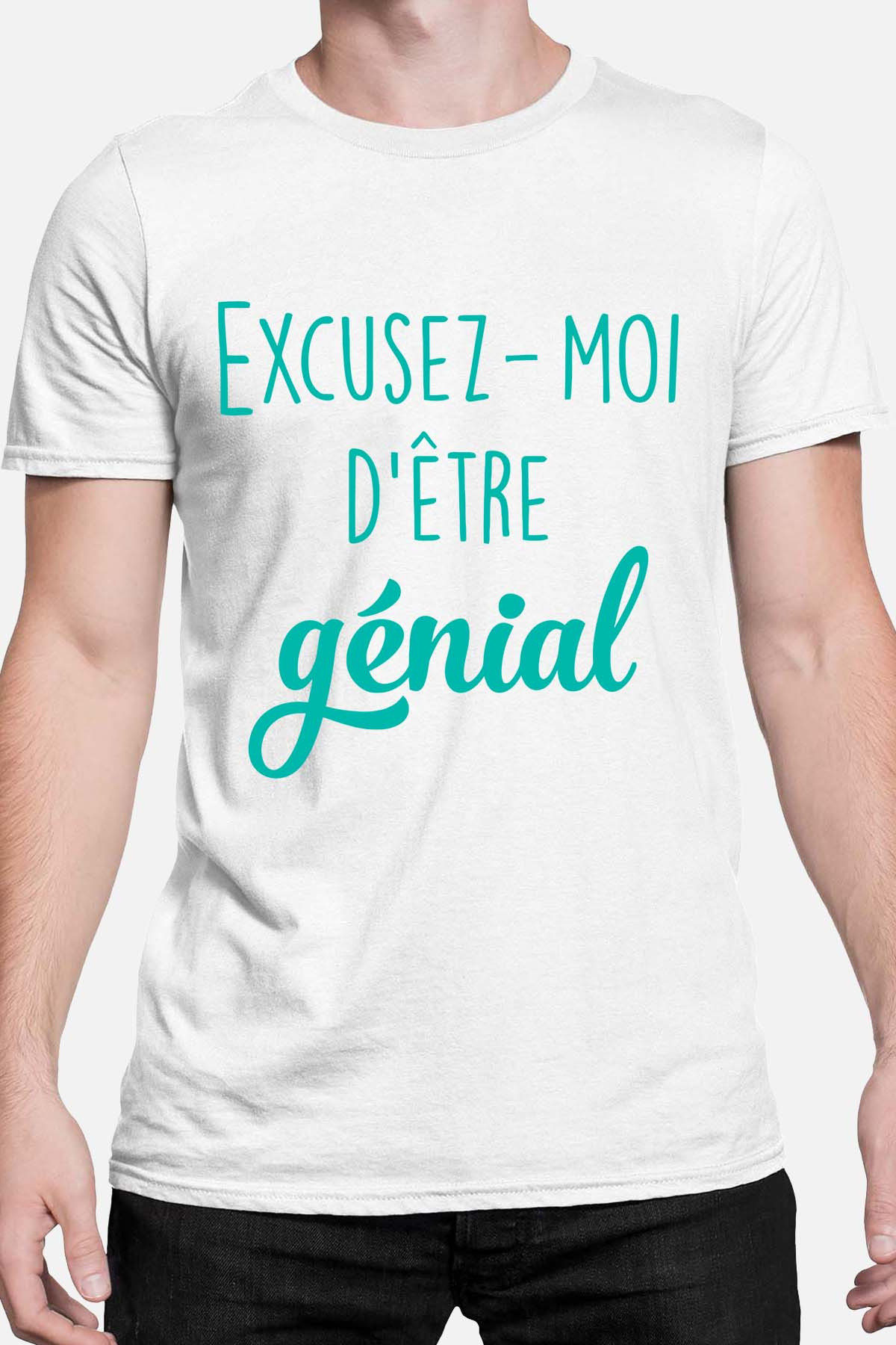 Grossiste I.A.L.D FRANCE - Excusez génial - Tshirt Homme