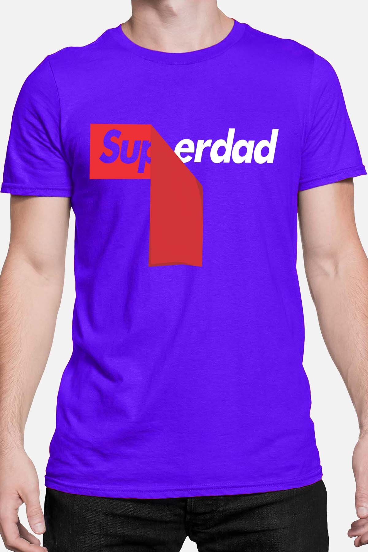 Grossista I.A.L.D FRANCE - Red Stick Superdad - Maglietta Uomo