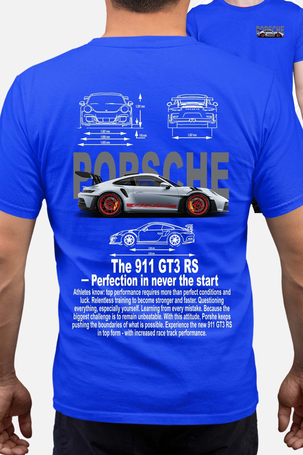 Grossista I.A.L.D FRANCE - Porsche 911 RS - T-shirt Uomo