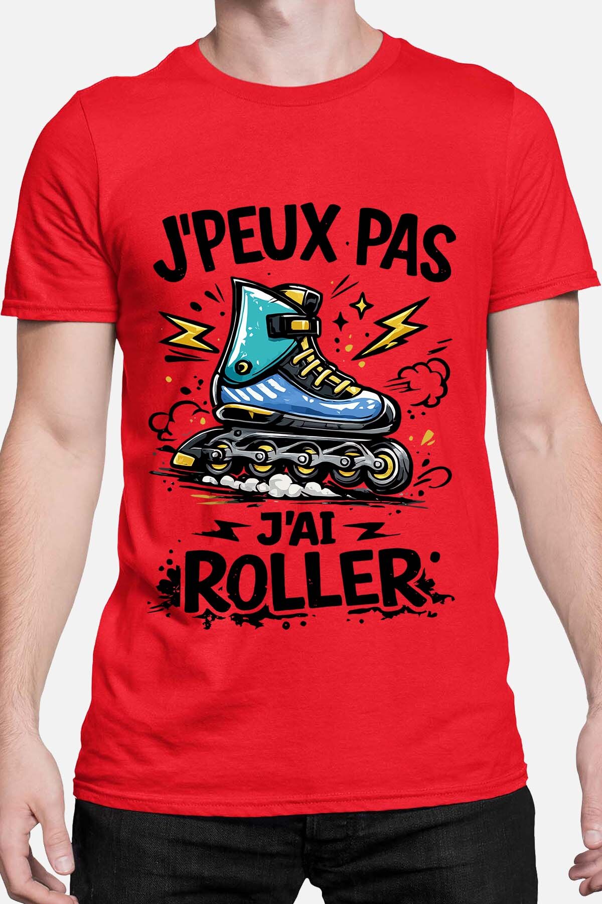 Großhändler I.A.L.D FRANCE - Kann nicht... Roller Styl - Herren T-Shirt