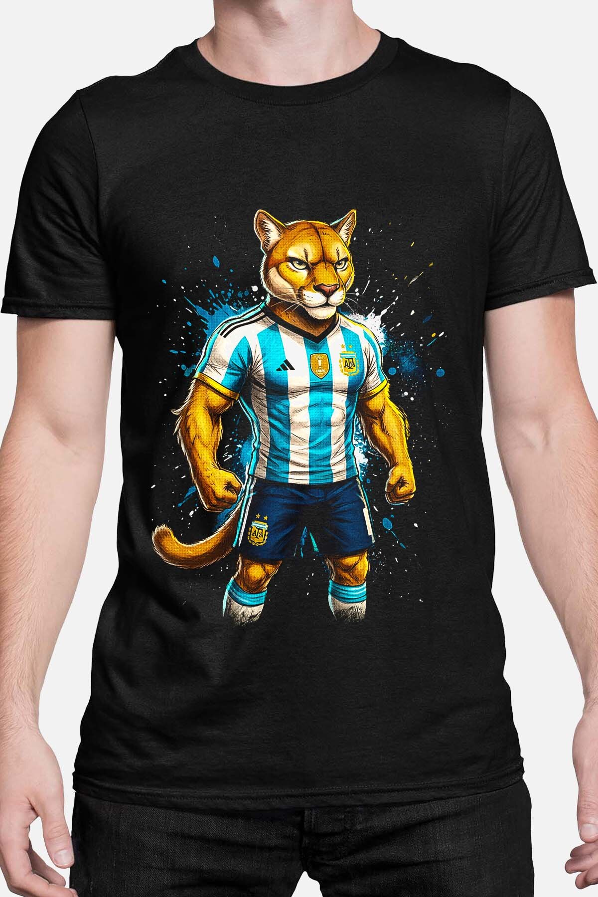 Grossista I.A.L.D FRANCE - Argentina 3 Mascotte - T-shirt Uomo