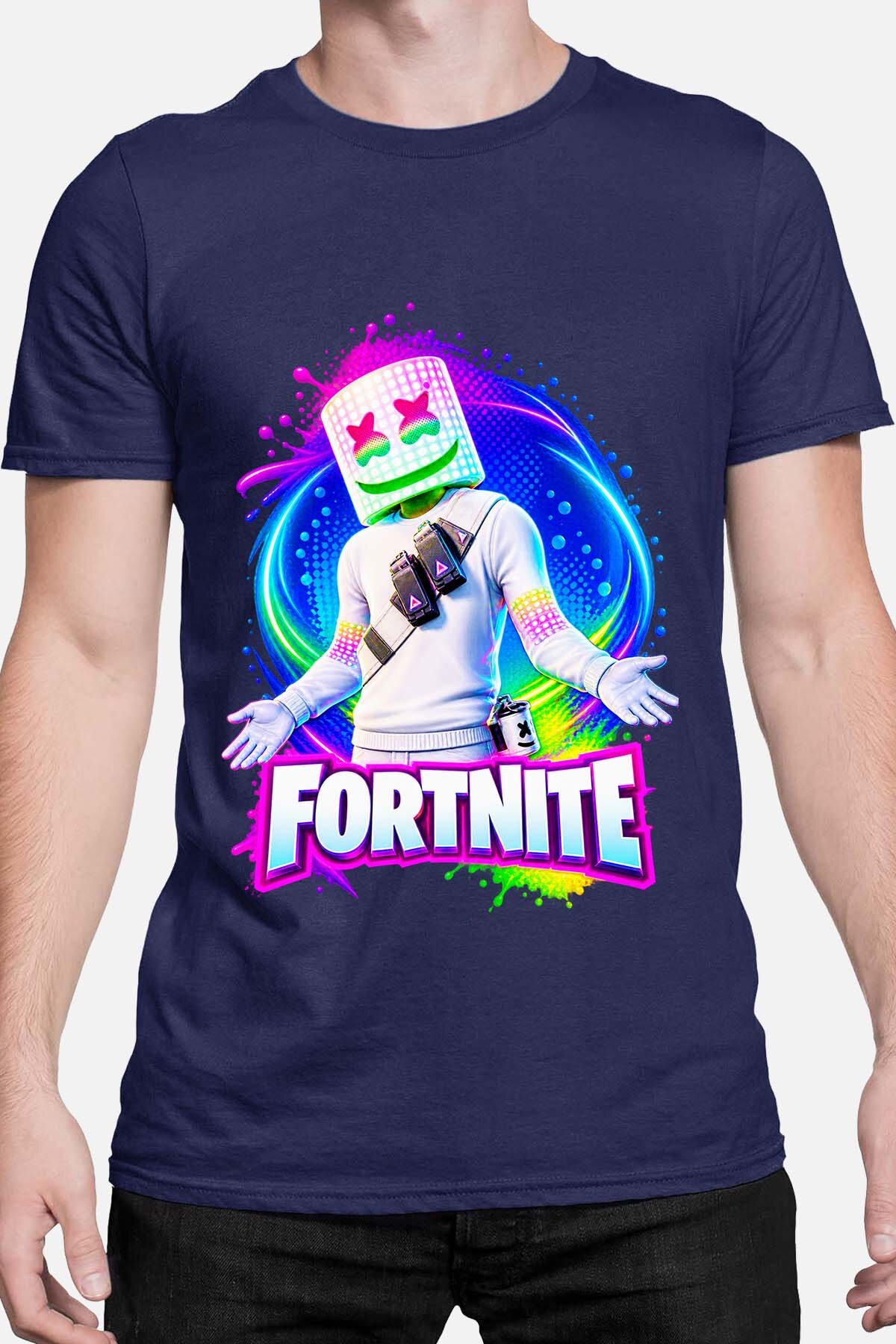 Grossiste I.A.L.D FRANCE - FORTNITE  MARSHMELLO - T-shirt Homme