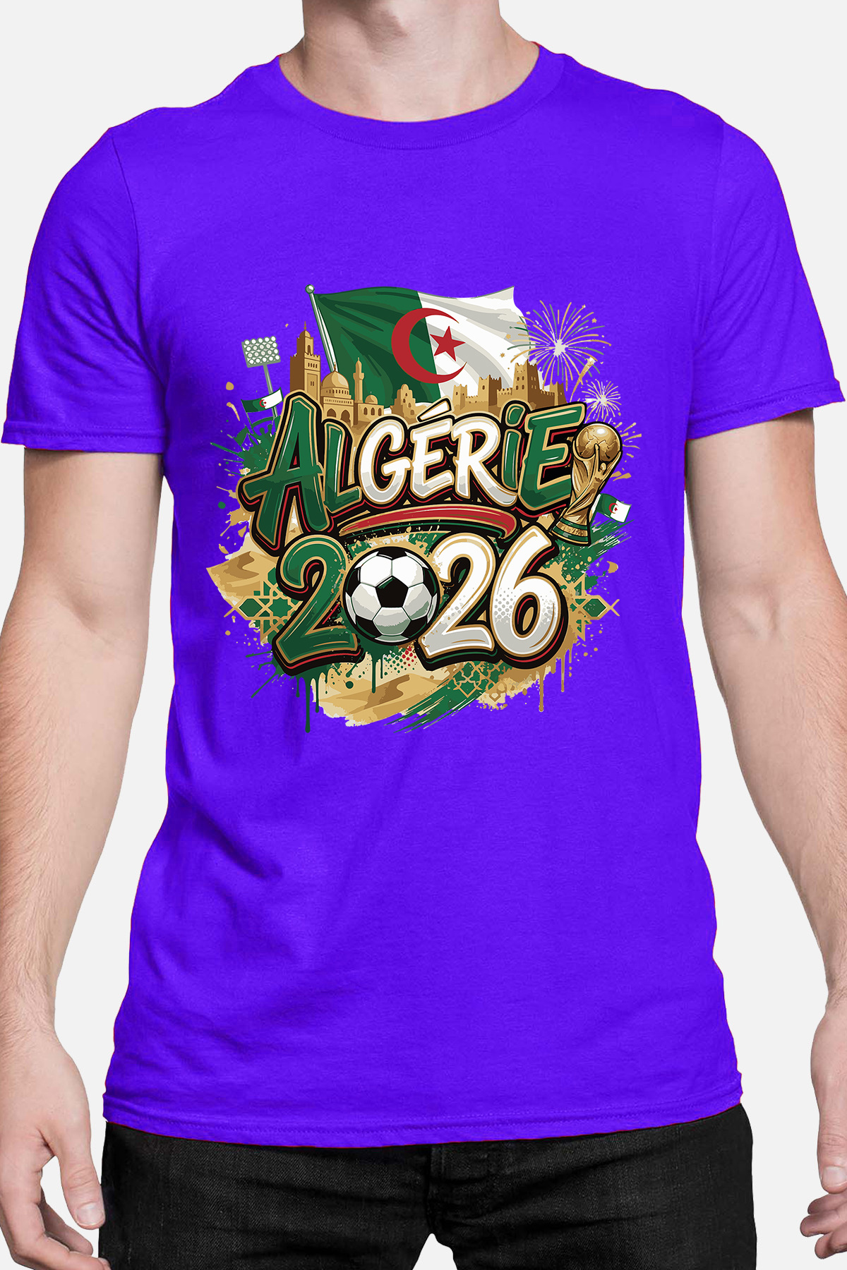 Grossista I.A.L.D FRANCE - Cdm26algerie - Maglietta Uomo