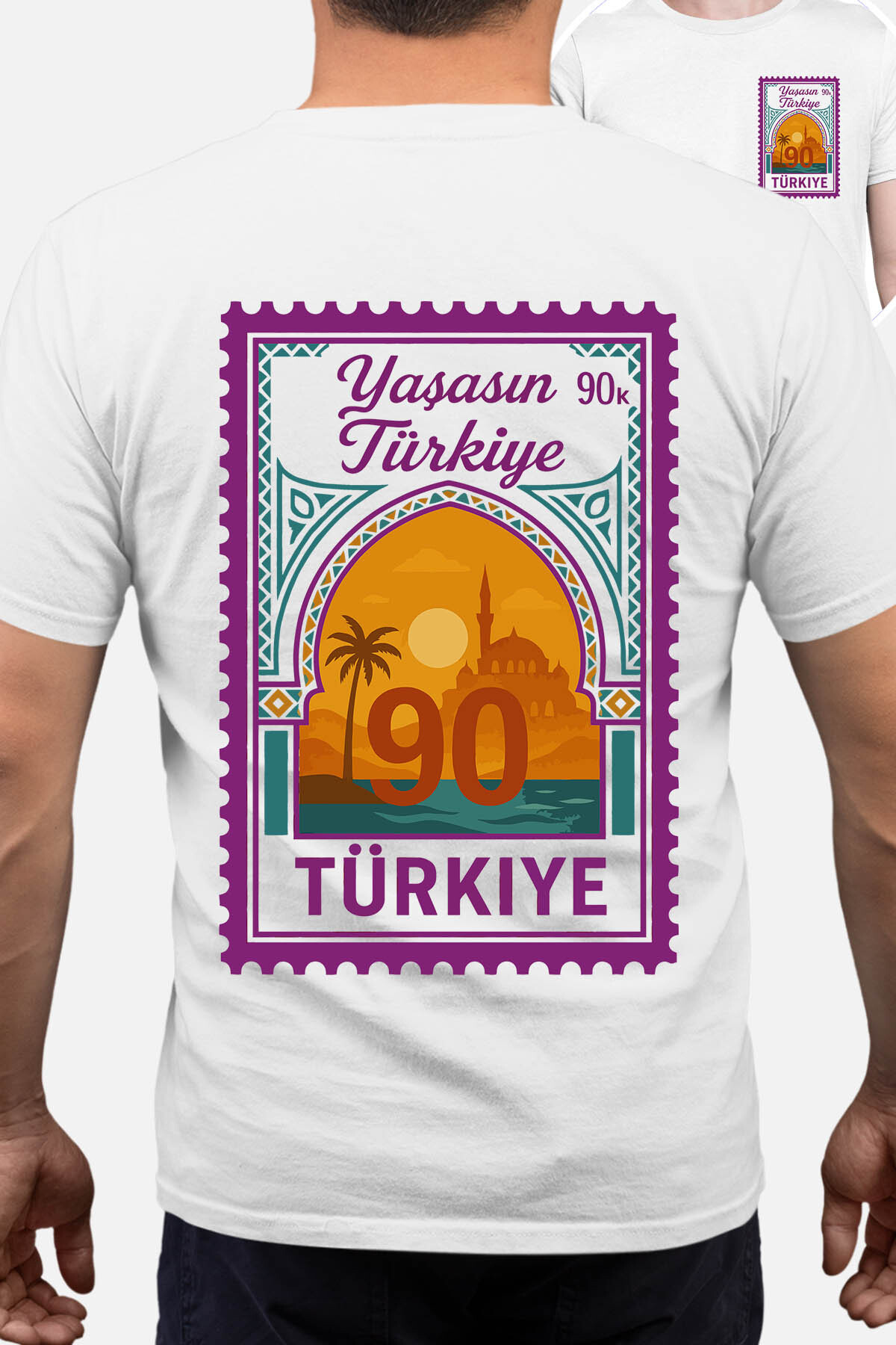 Grossista I.A.L.D FRANCE - TURCHIA francobollo - Maglietta da uomo