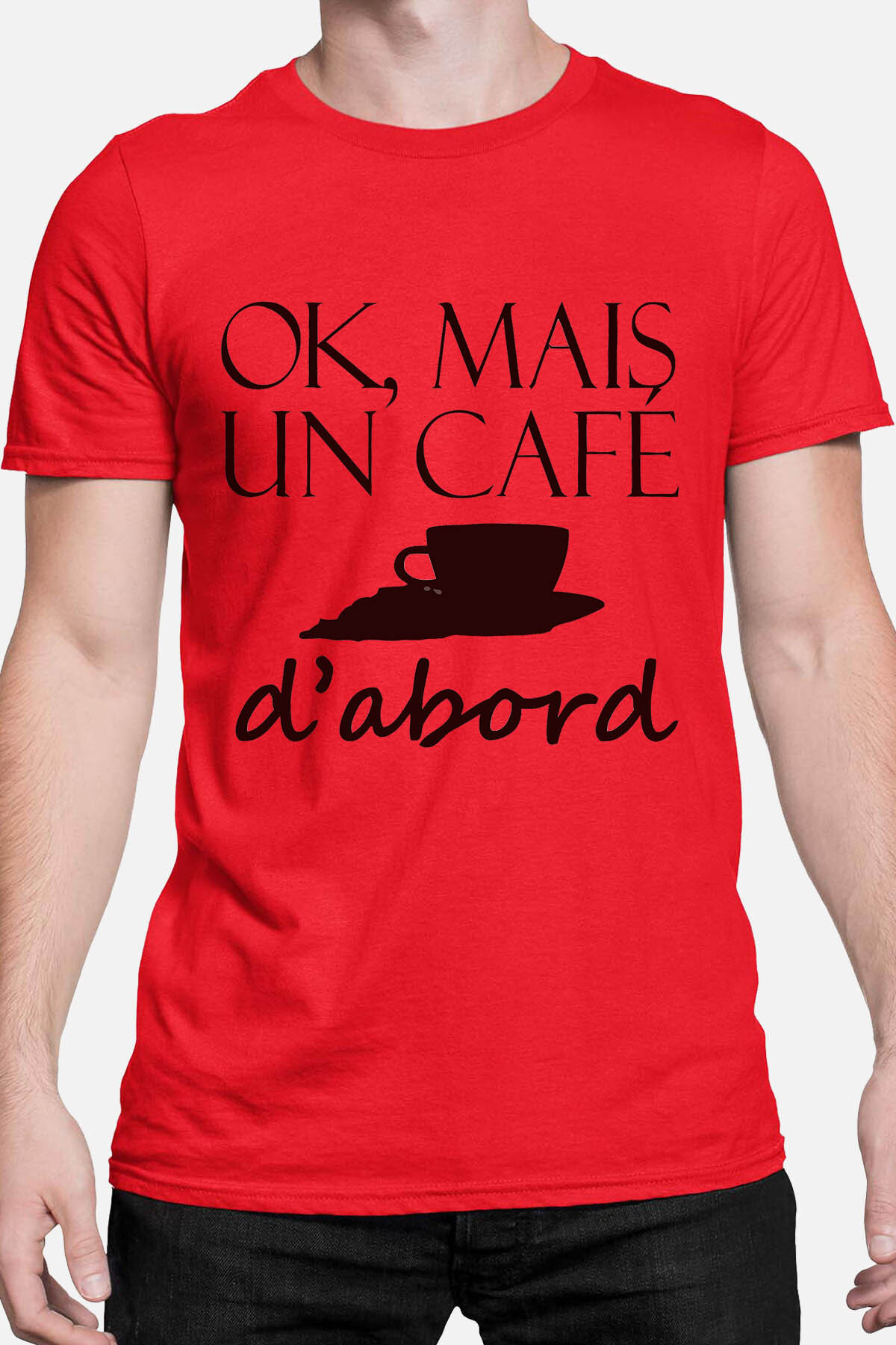Grossiste I.A.L.D FRANCE - Ok café dabord - T-shirt Homme