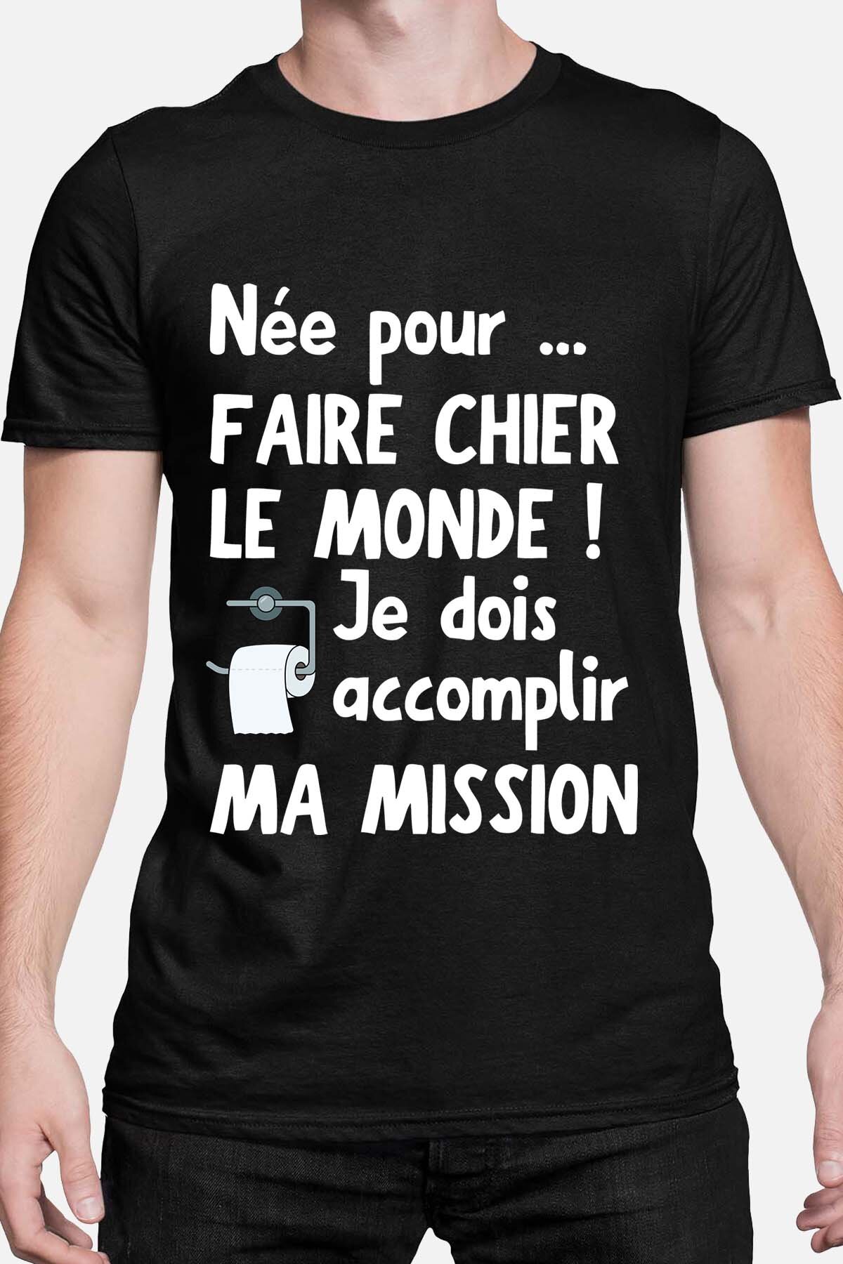 Mayorista I.A.L.D FRANCE - Néé chier - Camiseta Hombre