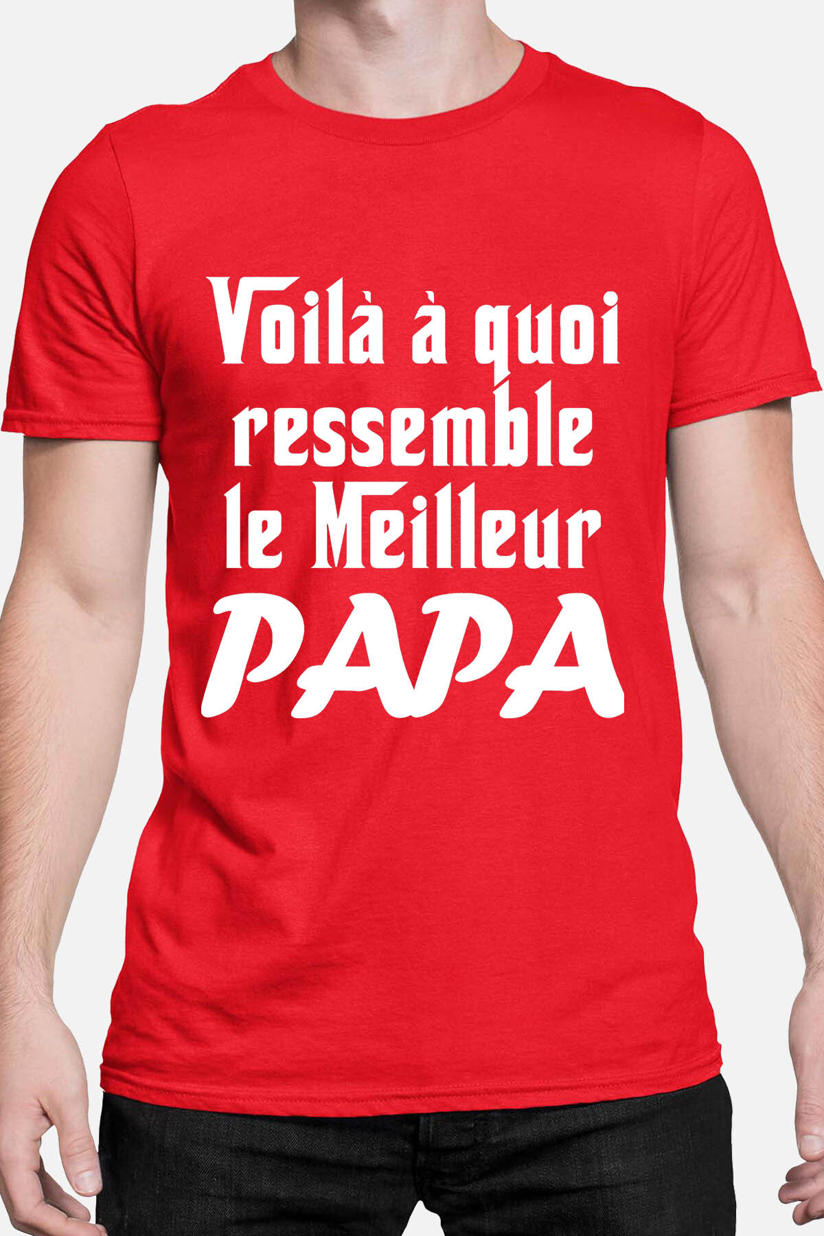 Grossiste I.A.L.D FRANCE - A quoi Papa - T-shirt Homme