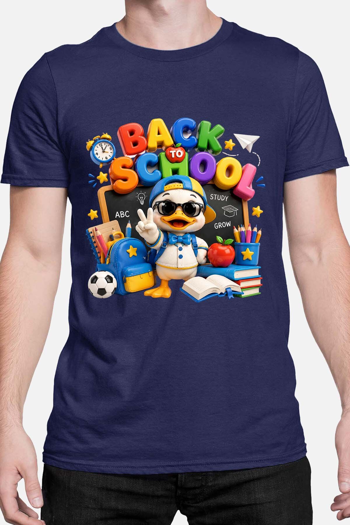 Grossiste I.A.L.D FRANCE - BACK to school duck - T-shirt Homme