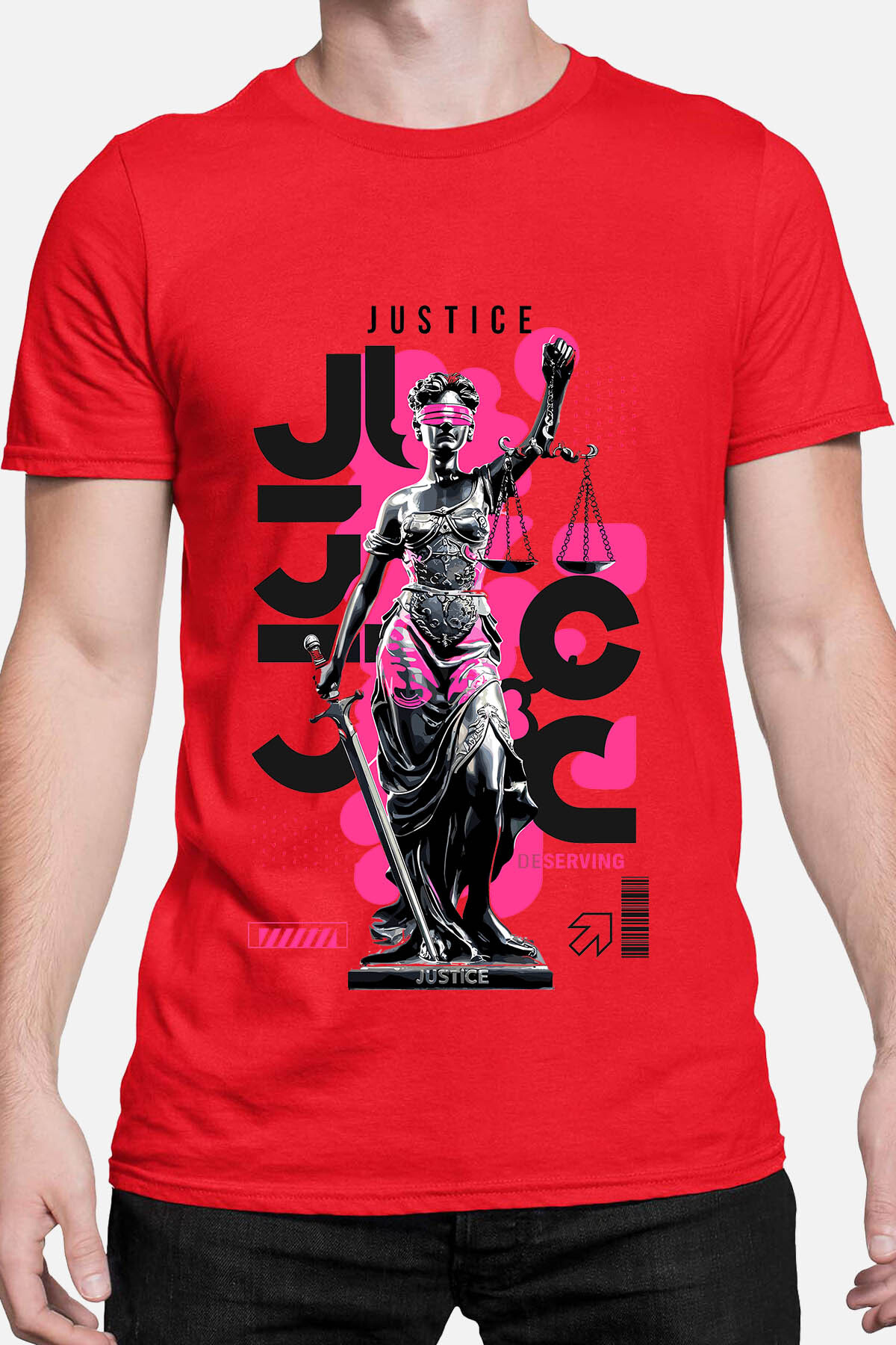 Grossiste I.A.L.D FRANCE - Justice Deserving - T-shirt Homme