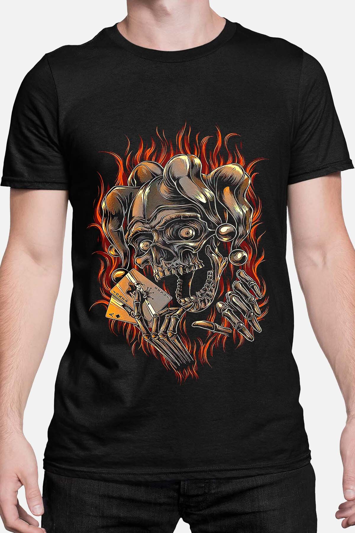 Grossiste I.A.L.D FRANCE - Skull chaos jocker - T-shirt Homme
