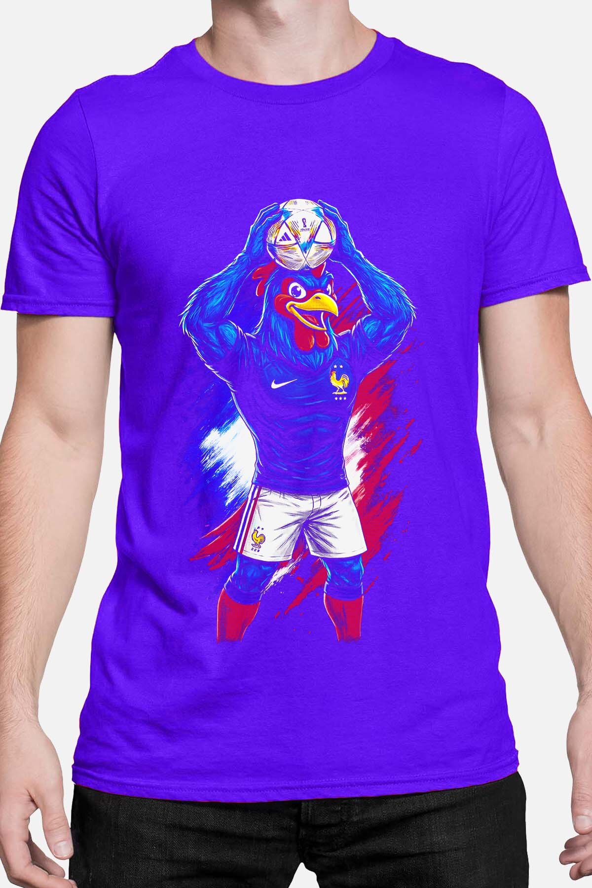 Grossista I.A.L.D FRANCE - Mascotte France 2 - T-shirt Uomo