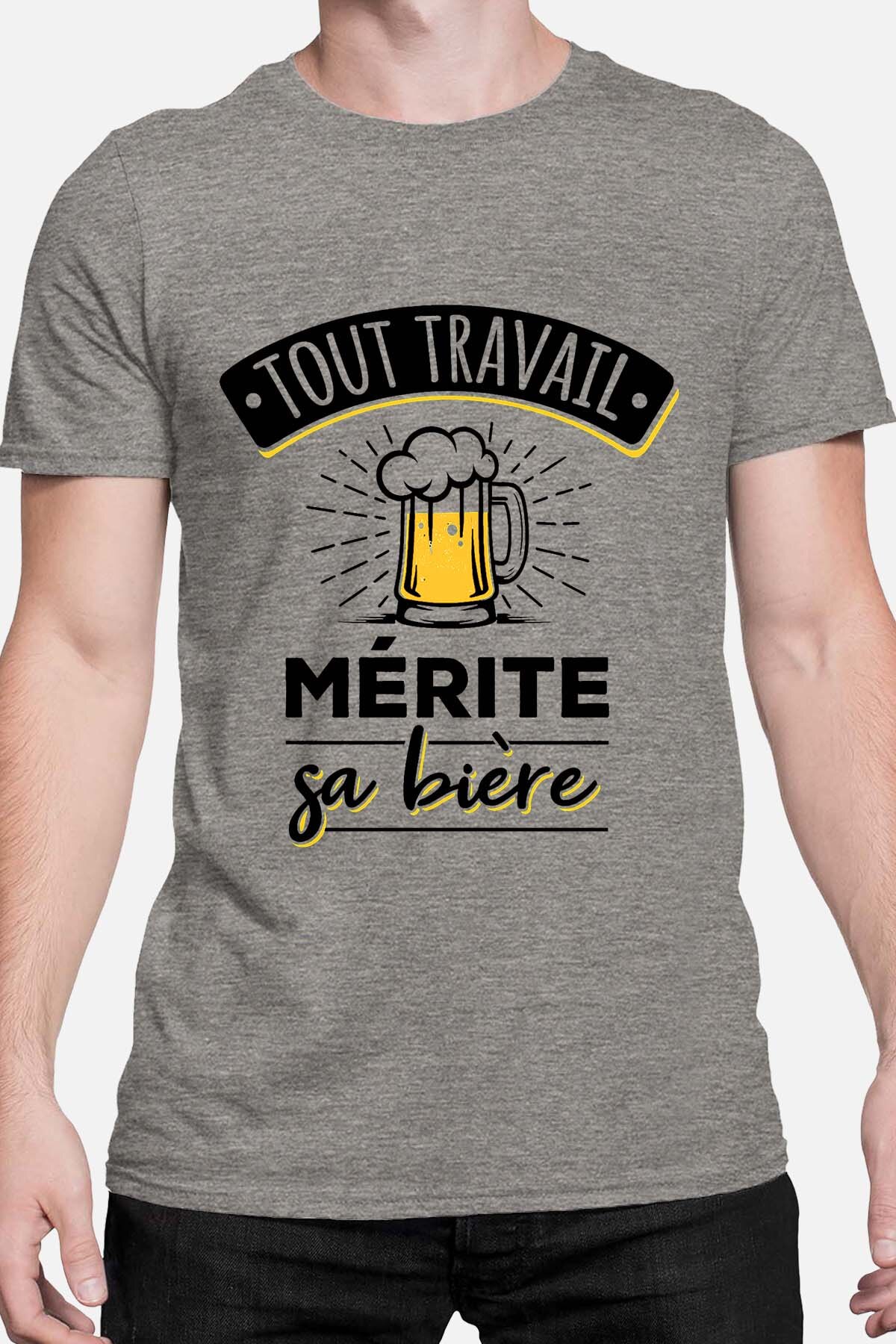 Grossiste I.A.L.D FRANCE - Travail merite  biere V2 - T-shirt Homme