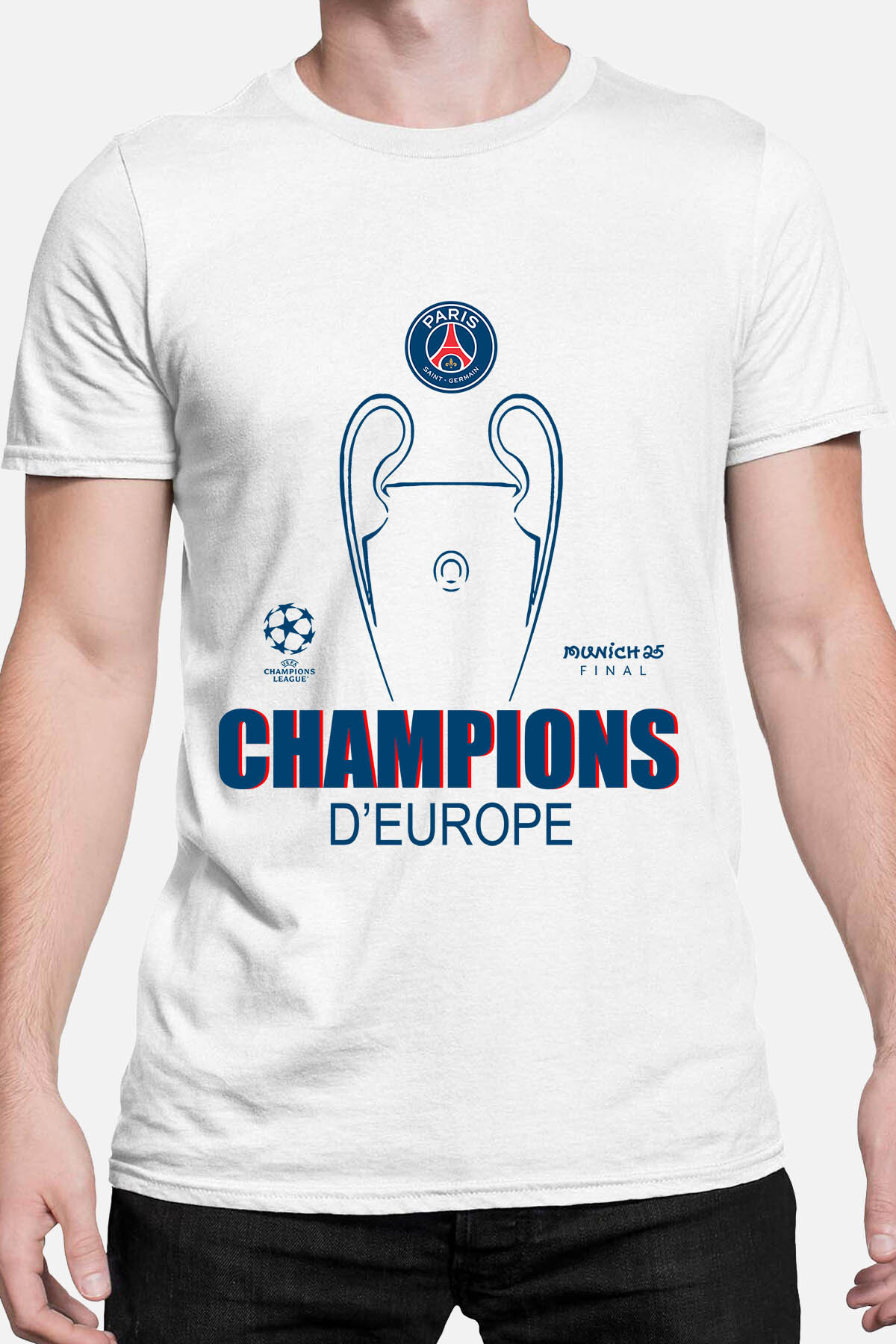 Großhändler I.A.L.D FRANCE - Psg champion - T-Shirt Mann