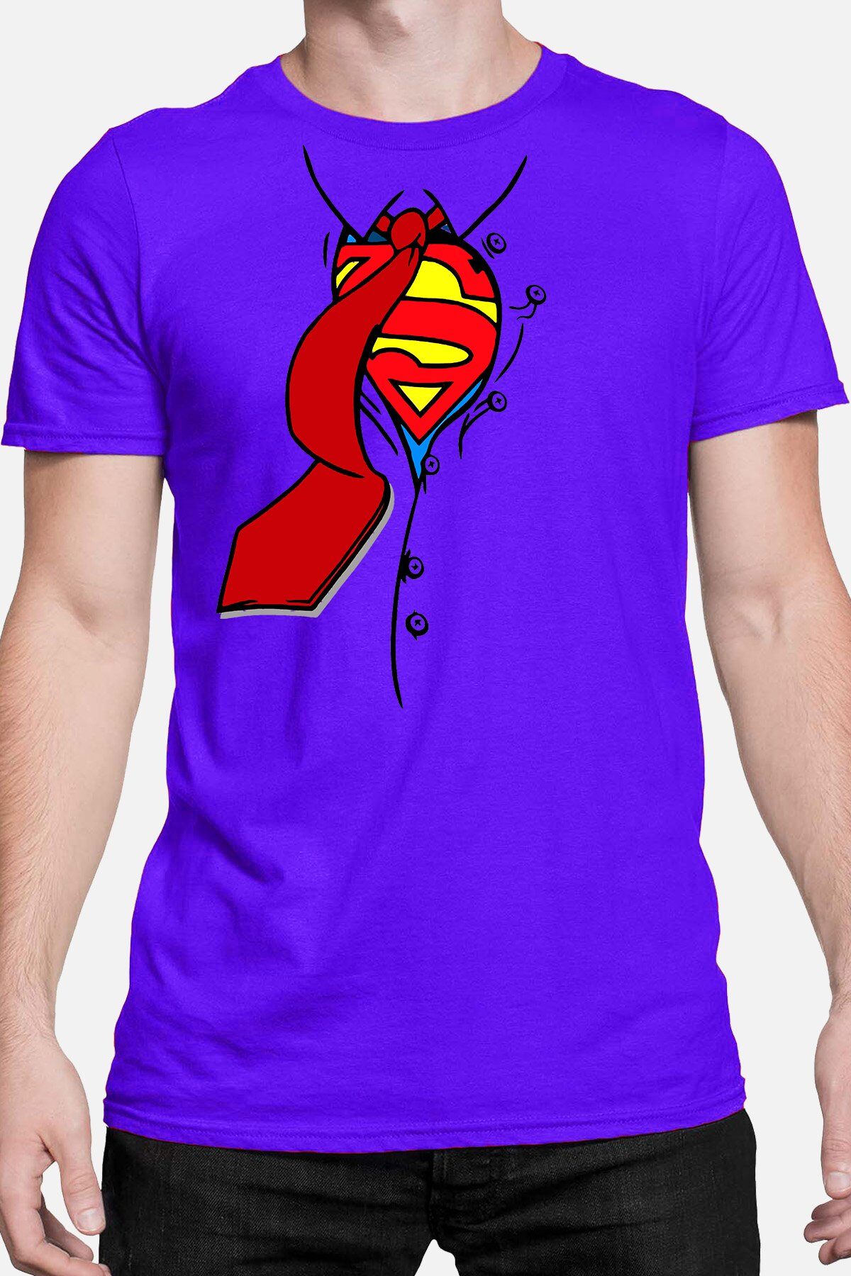 Grossiste I.A.L.D FRANCE - Superman EV - T-shirt Homme
