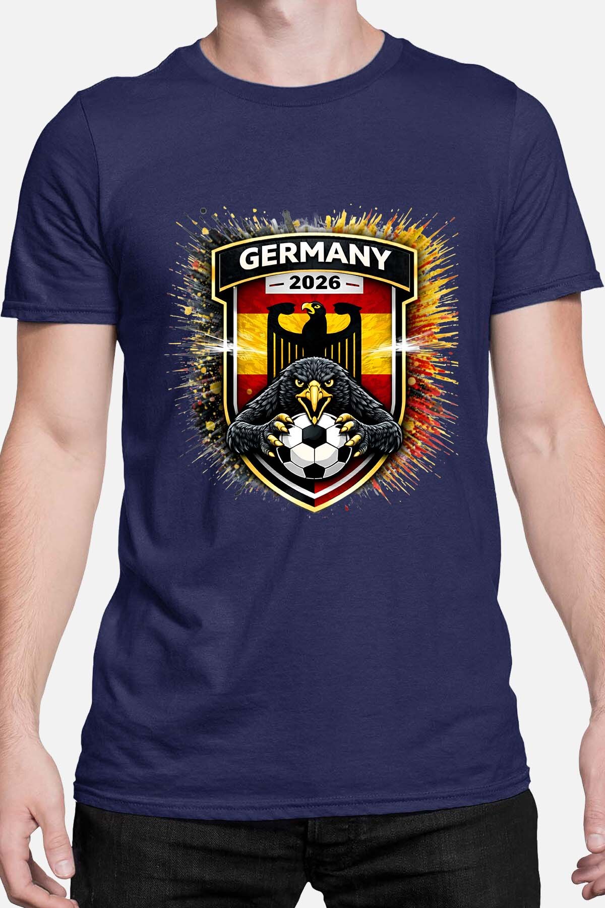 Grossista I.A.L.D FRANCE - Patch Germany - T-shirt Uomo
