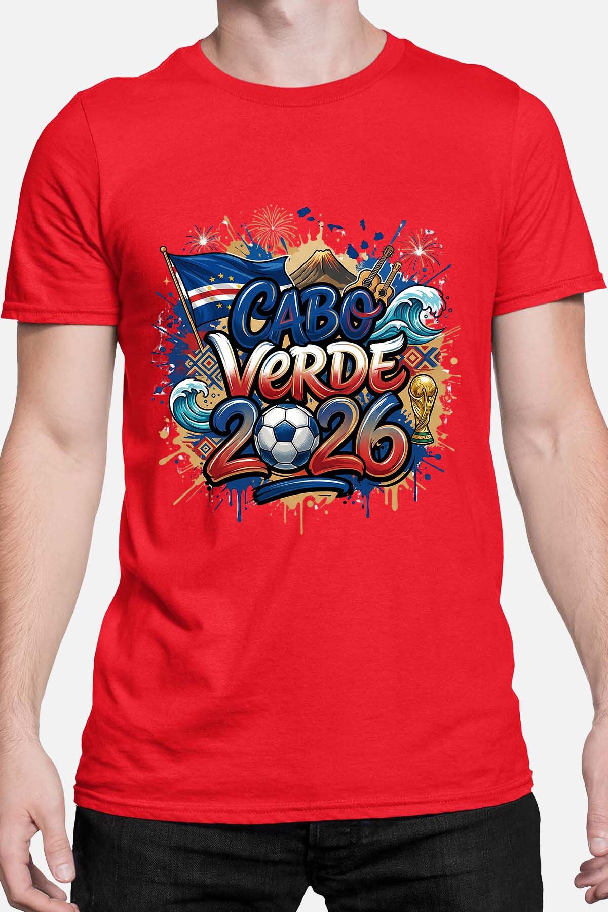 Mayorista I.A.L.D FRANCE - Cdm26 Cabo Verde - Camiseta Hombre