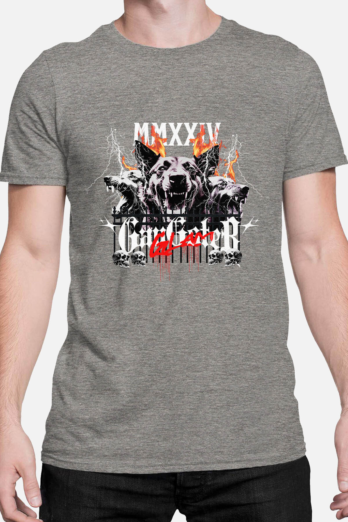 Grossista I.A.L.D FRANCE - GLAM GANGSTER - T -Shirt da uomo