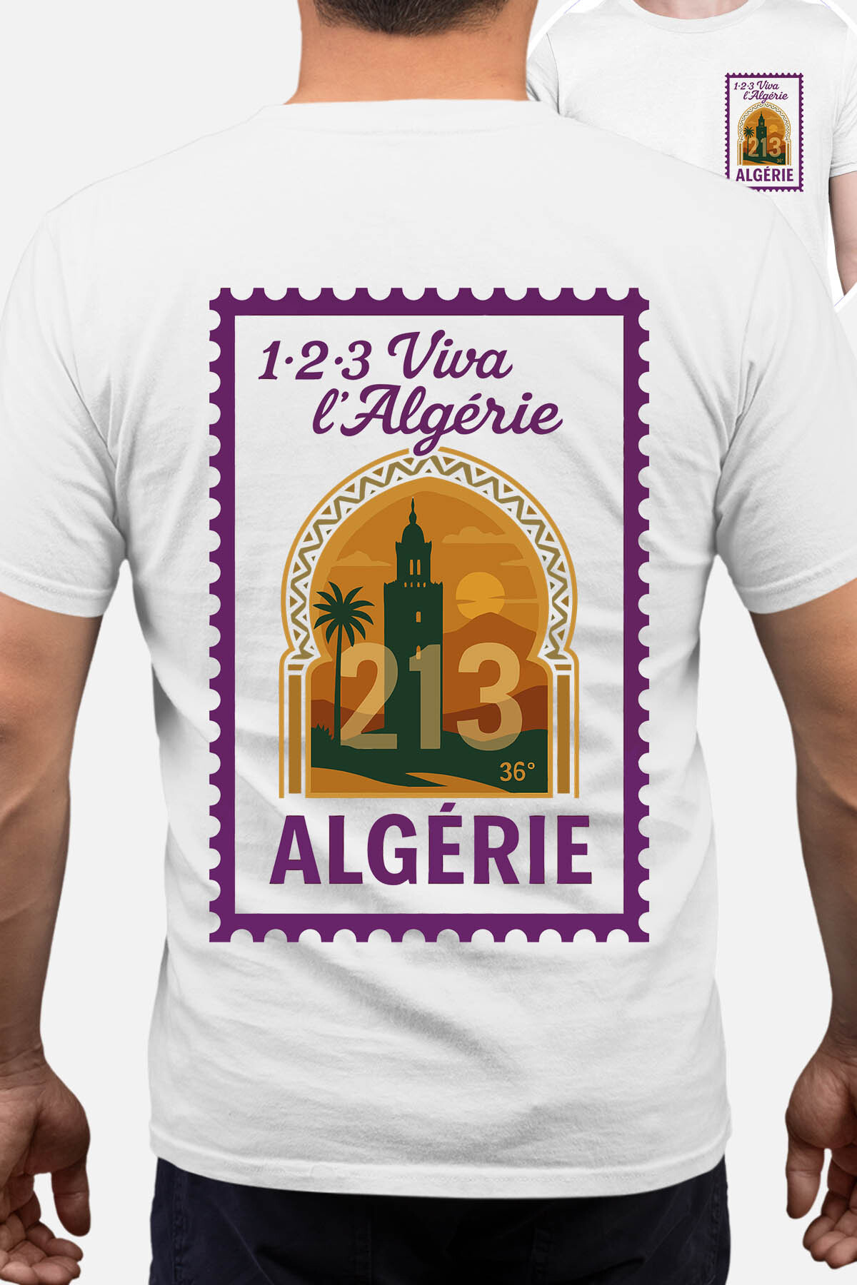 Grossista I.A.L.D FRANCE - ALGERIA stile 2 - Maglietta uomo