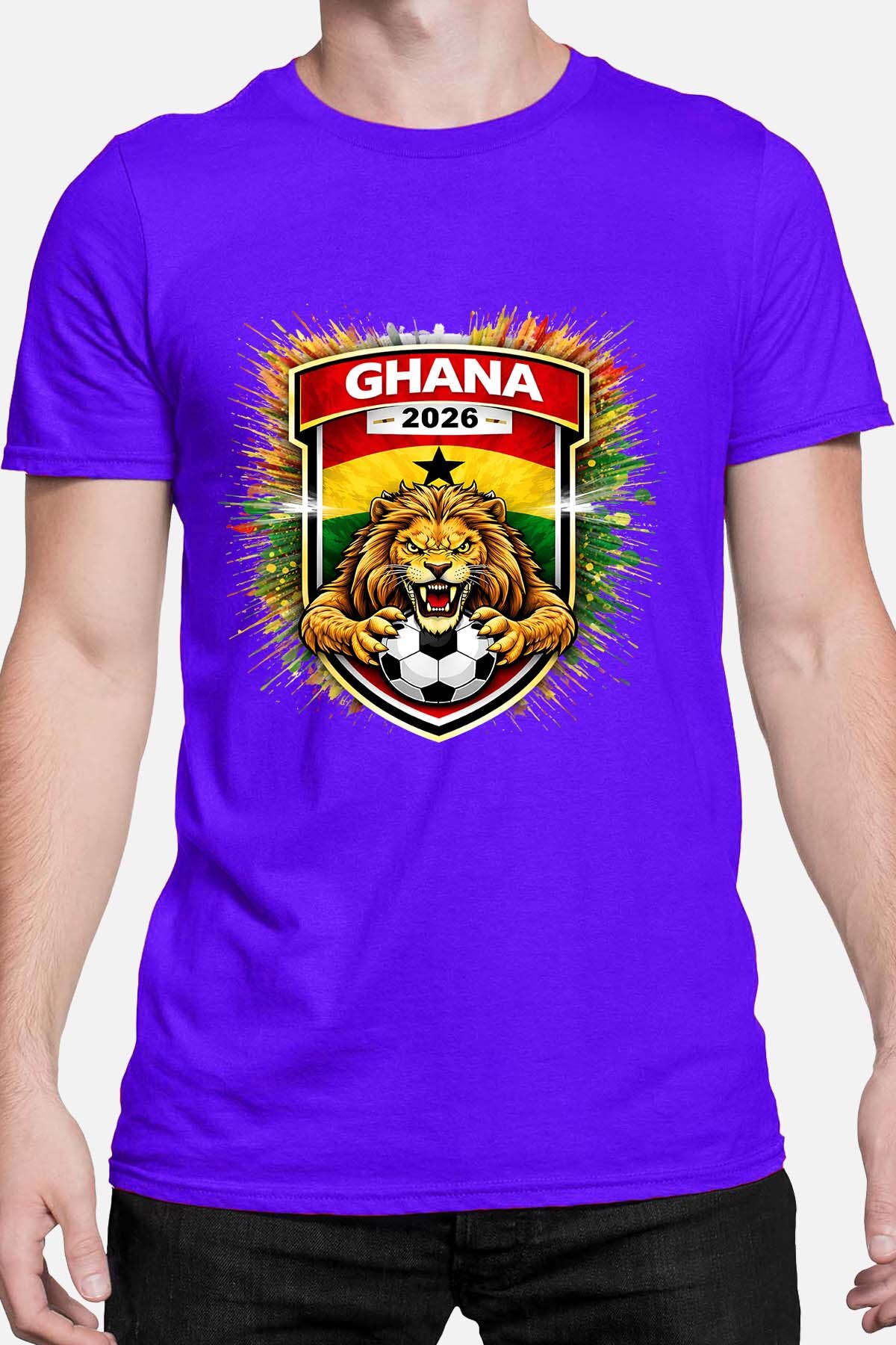 Grossista I.A.L.D FRANCE - Patch Ghana - T-shirt Uomo