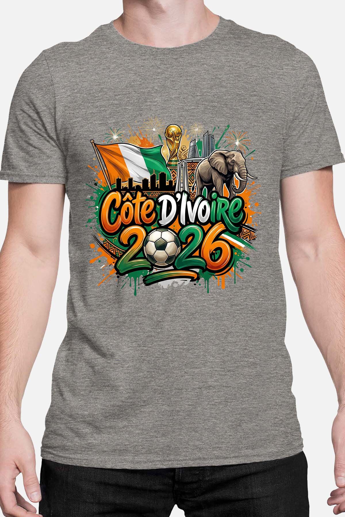 Grossista I.A.L.D FRANCE - Cdm26 Costa d'Avorio - T-shirt Uomo