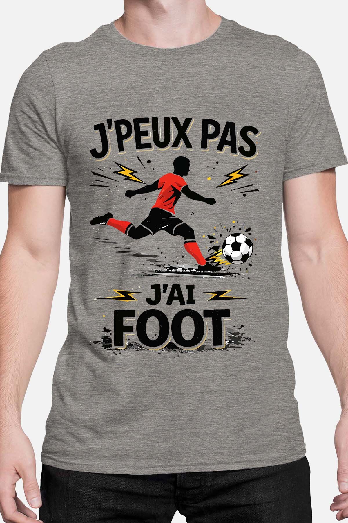 Großhändler I.A.L.D FRANCE - Kann nicht... Fußball-Stil - Herren T-Shirt