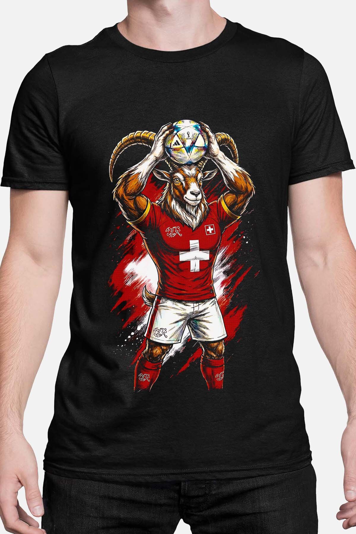 Großhändler I.A.L.D FRANCE - Suiça 1 Maskottchen - Herren T-Shirt