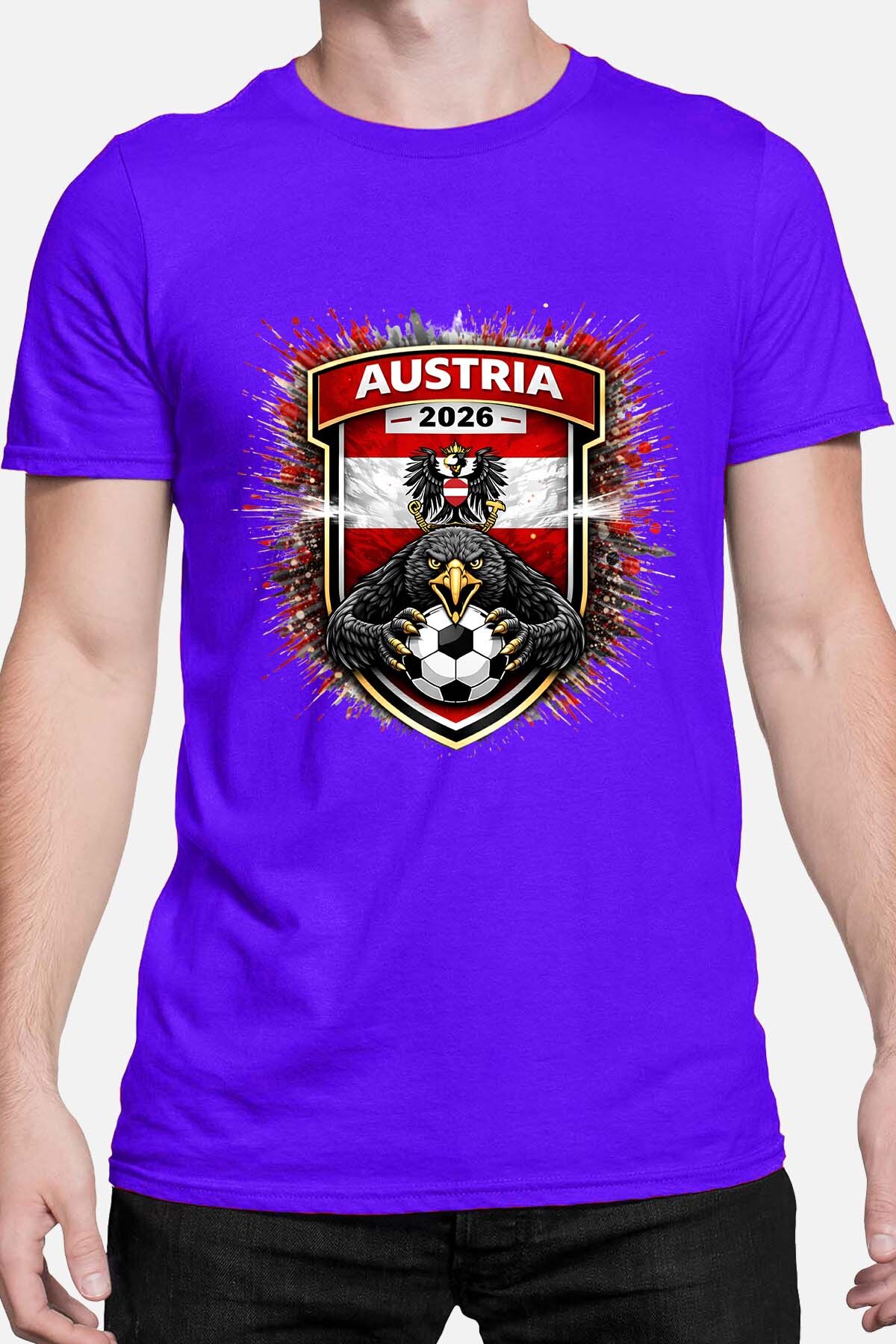 Grossista I.A.L.D FRANCE - Patch Austria - T-shirt Uomo