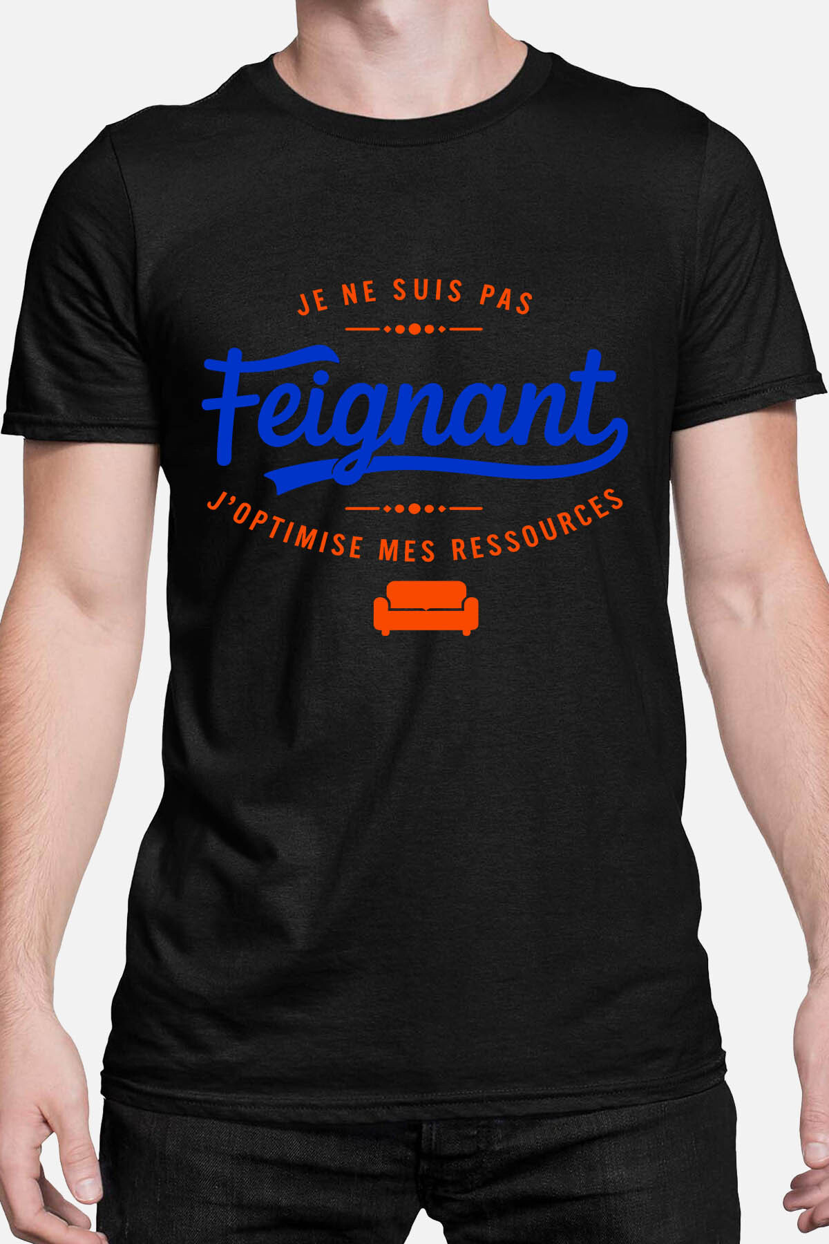 Grossiste I.A.L.D FRANCE - Feignant Optimise - T-shirt Homme