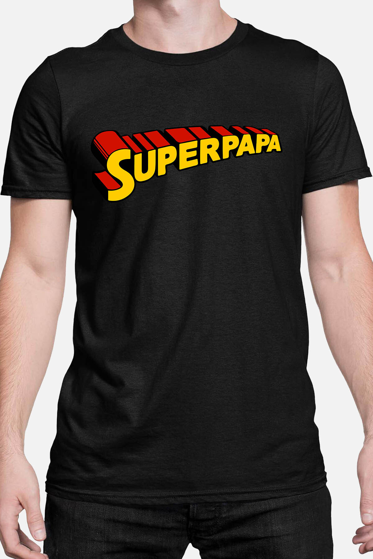 Großhändler I.A.L.D FRANCE - Super PaPa Txt - T-Shirt Mann