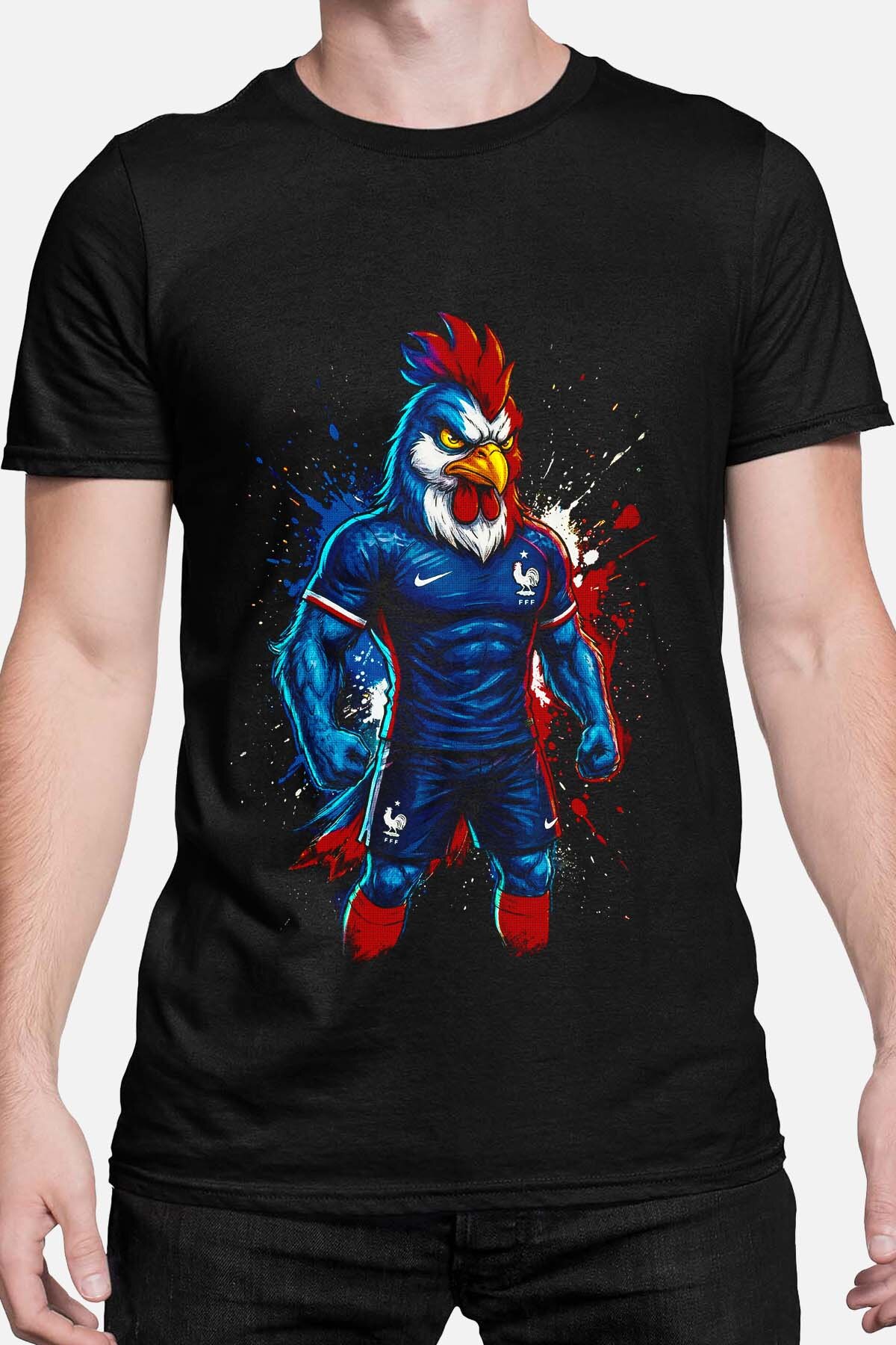 Grossista I.A.L.D FRANCE - Mascotte France 3 - T-shirt Uomo