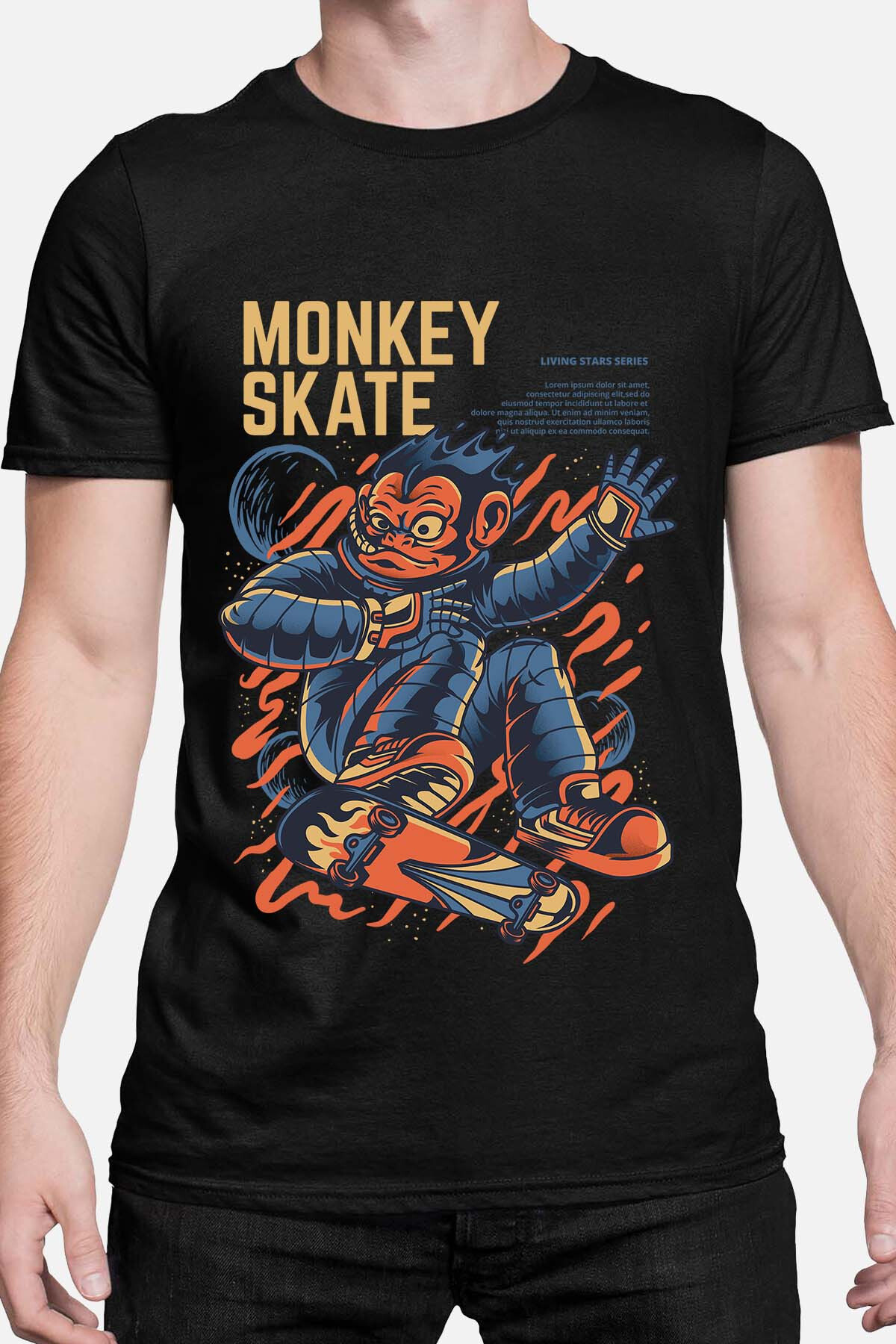 Wholesaler I.A.L.D FRANCE - astroskater Monkey - Tee Man