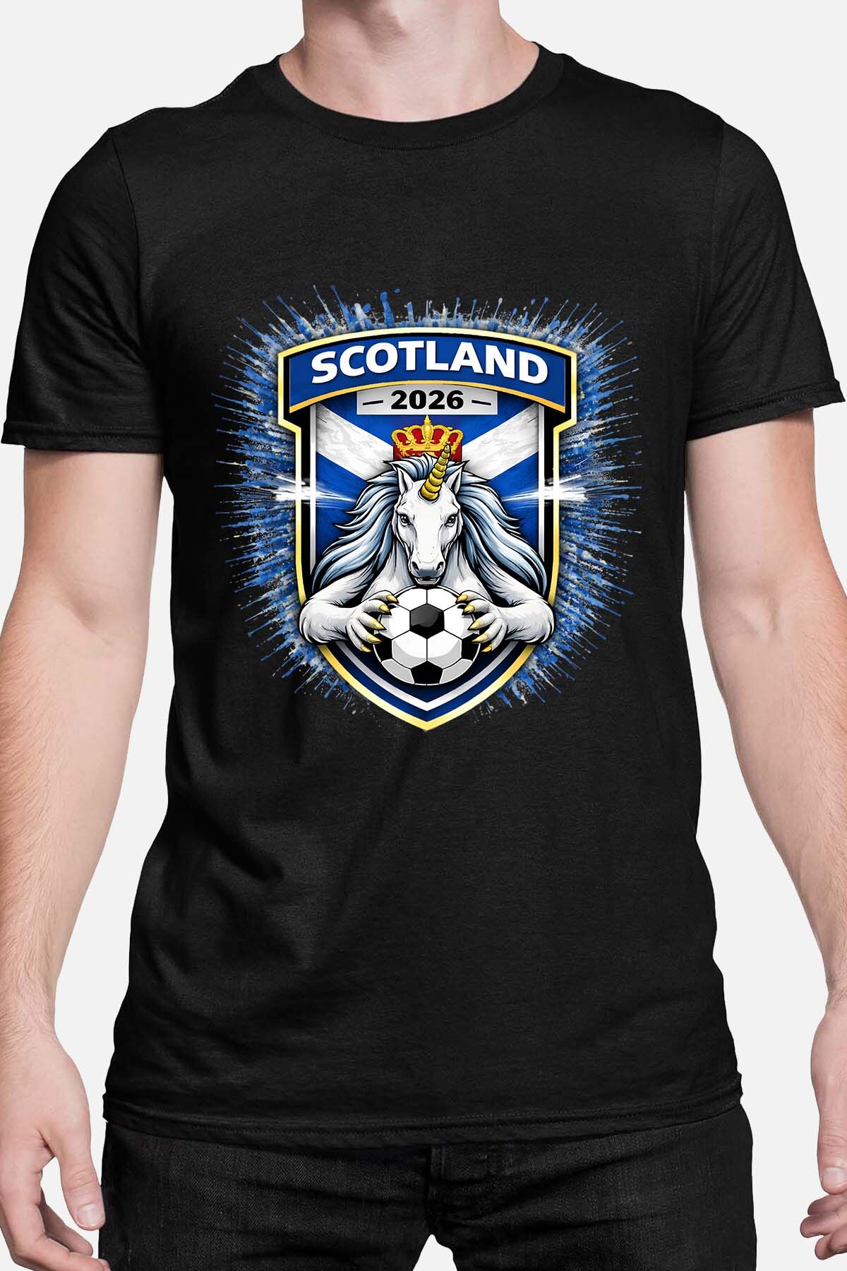 Grossista I.A.L.D FRANCE - Patch Scotland - T-shirt Uomo