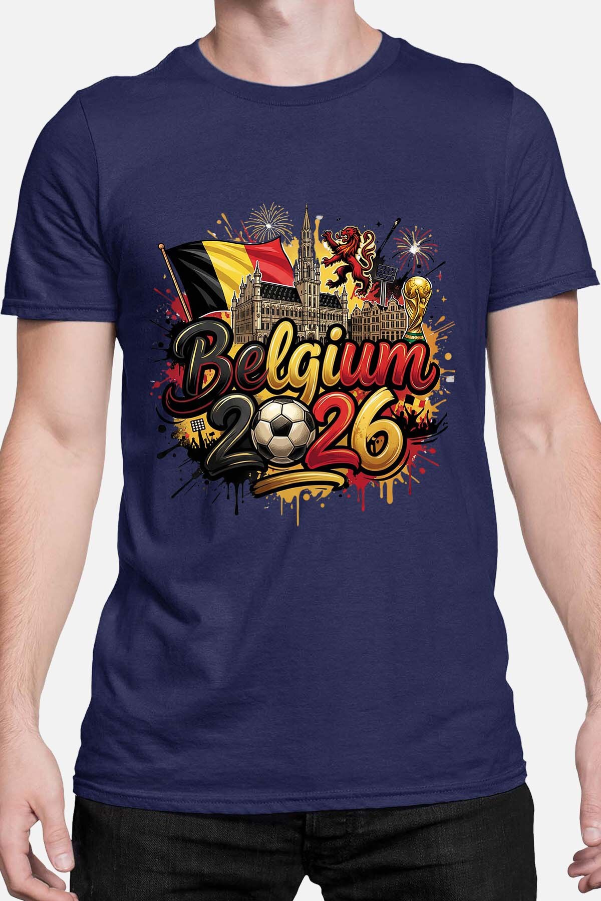 Grossista I.A.L.D FRANCE - Cdm26 Belgio - T-shirt Uomo