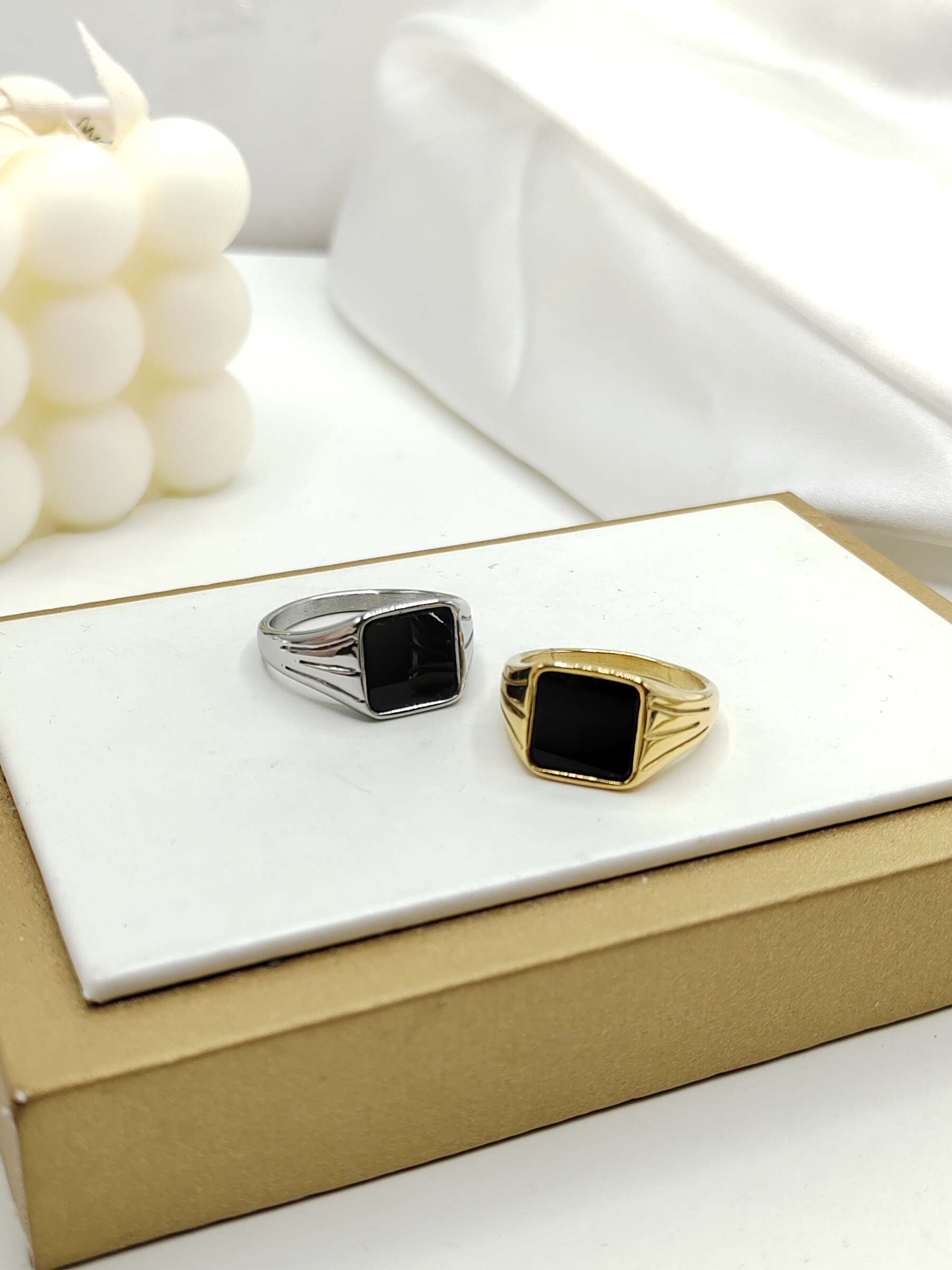 Mayorista I.L JOLI B - ANILLO DE ACERO INOXIDABLE PARA HOMBRE
