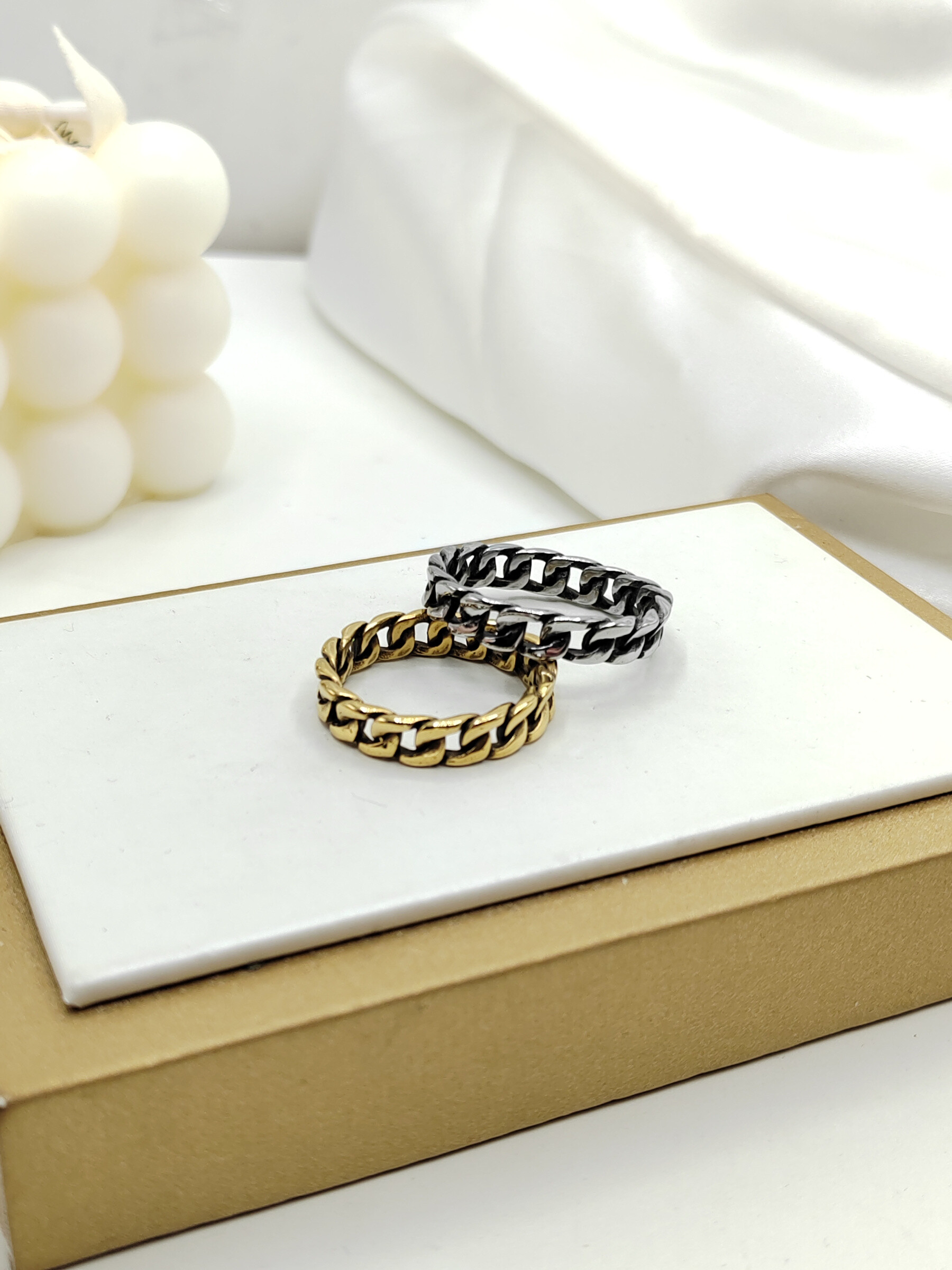 Mayorista I.L JOLI B - ANILLO DE ACERO INOXIDABLE PARA HOMBRE