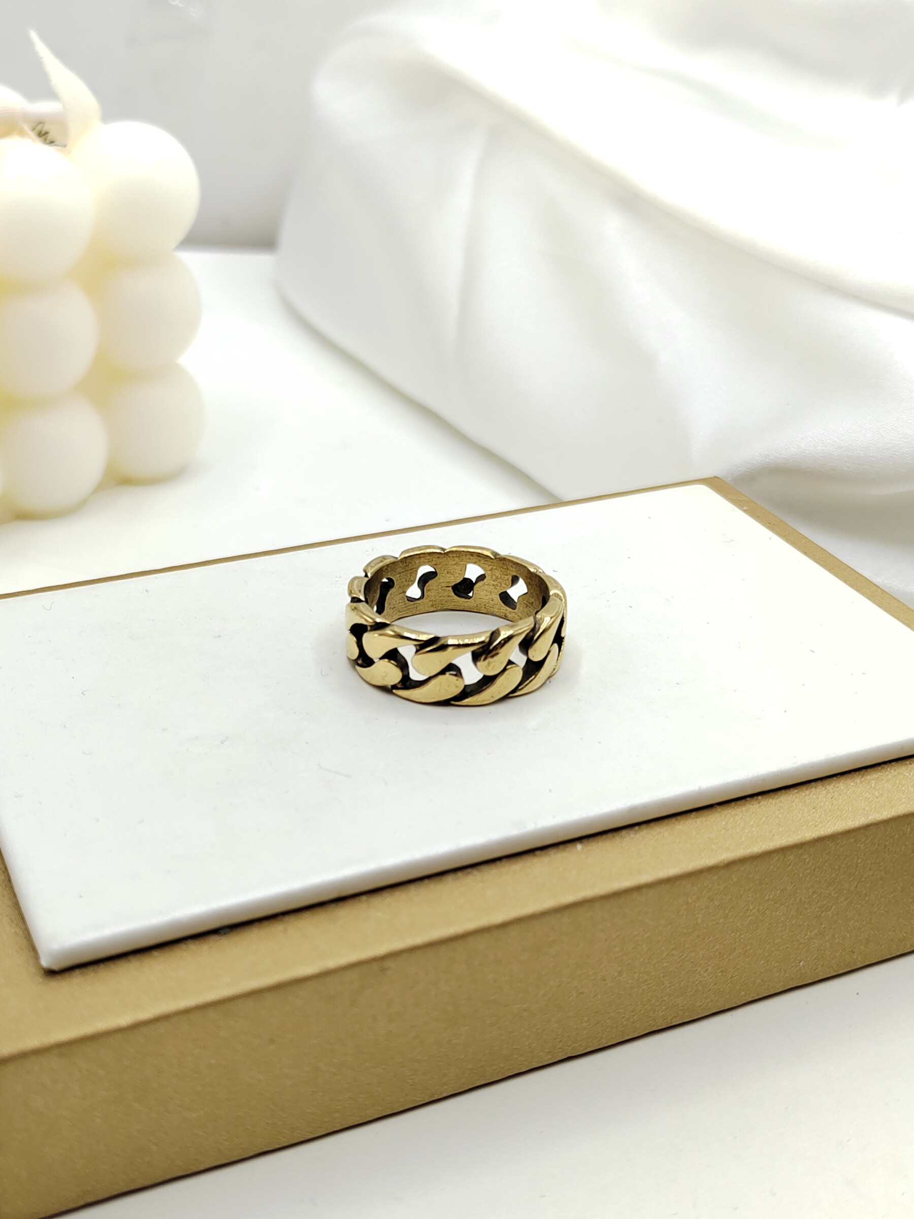 Mayorista I.L JOLI B - ANILLO DE ACERO INOXIDABLE PARA HOMBRE