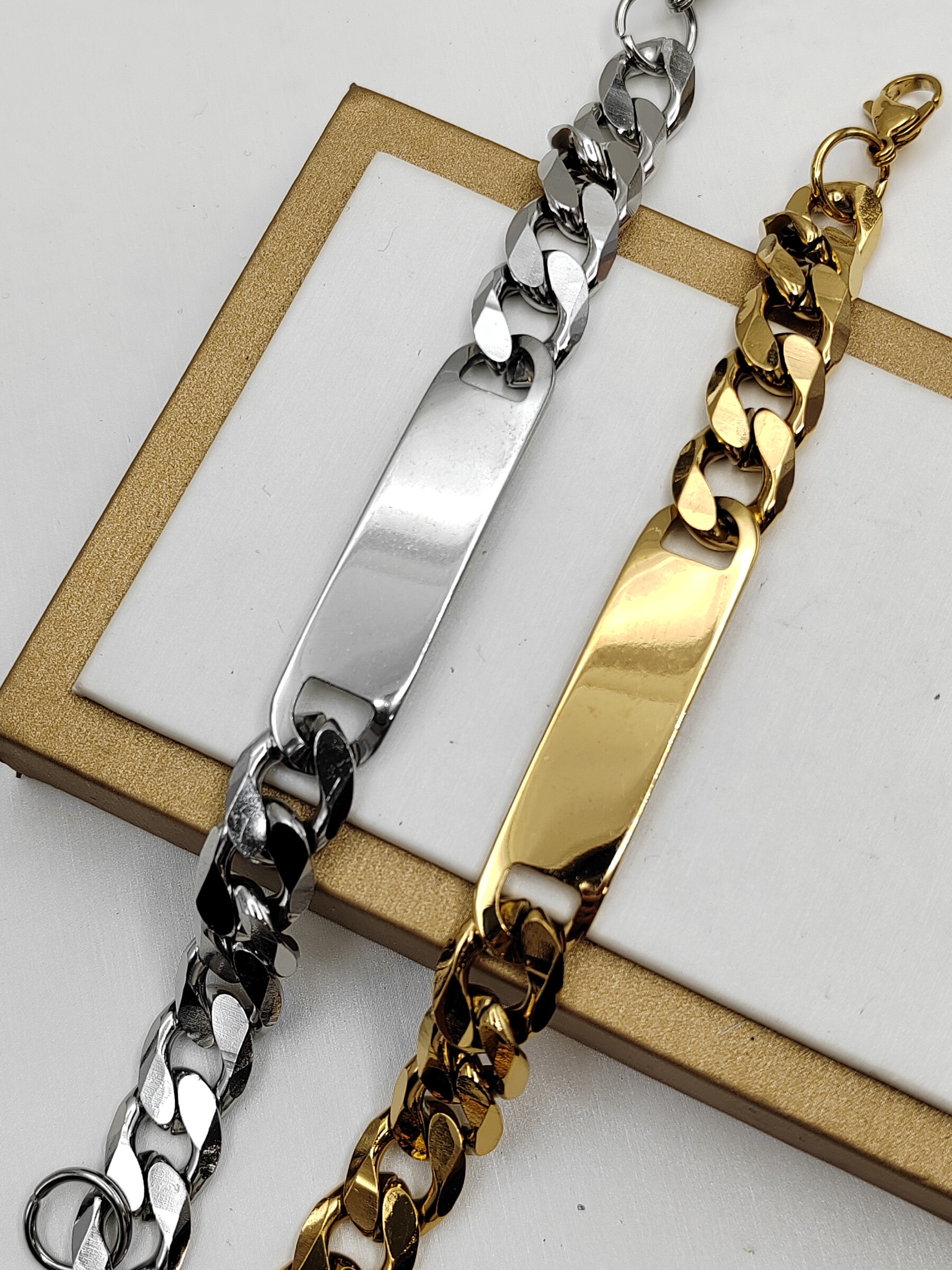 Wholesaler I.L JOLI B - Stainless steel engraving bracelet