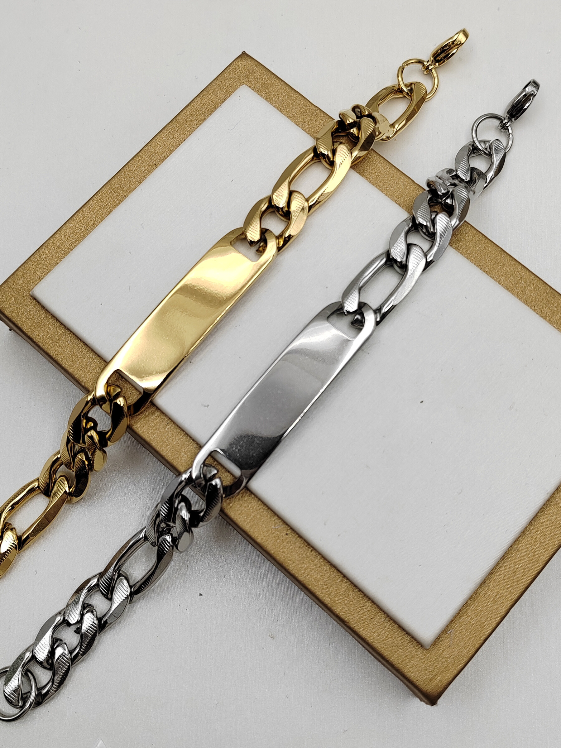 Wholesaler I.L JOLI B - Stainless steel engraving bracelet