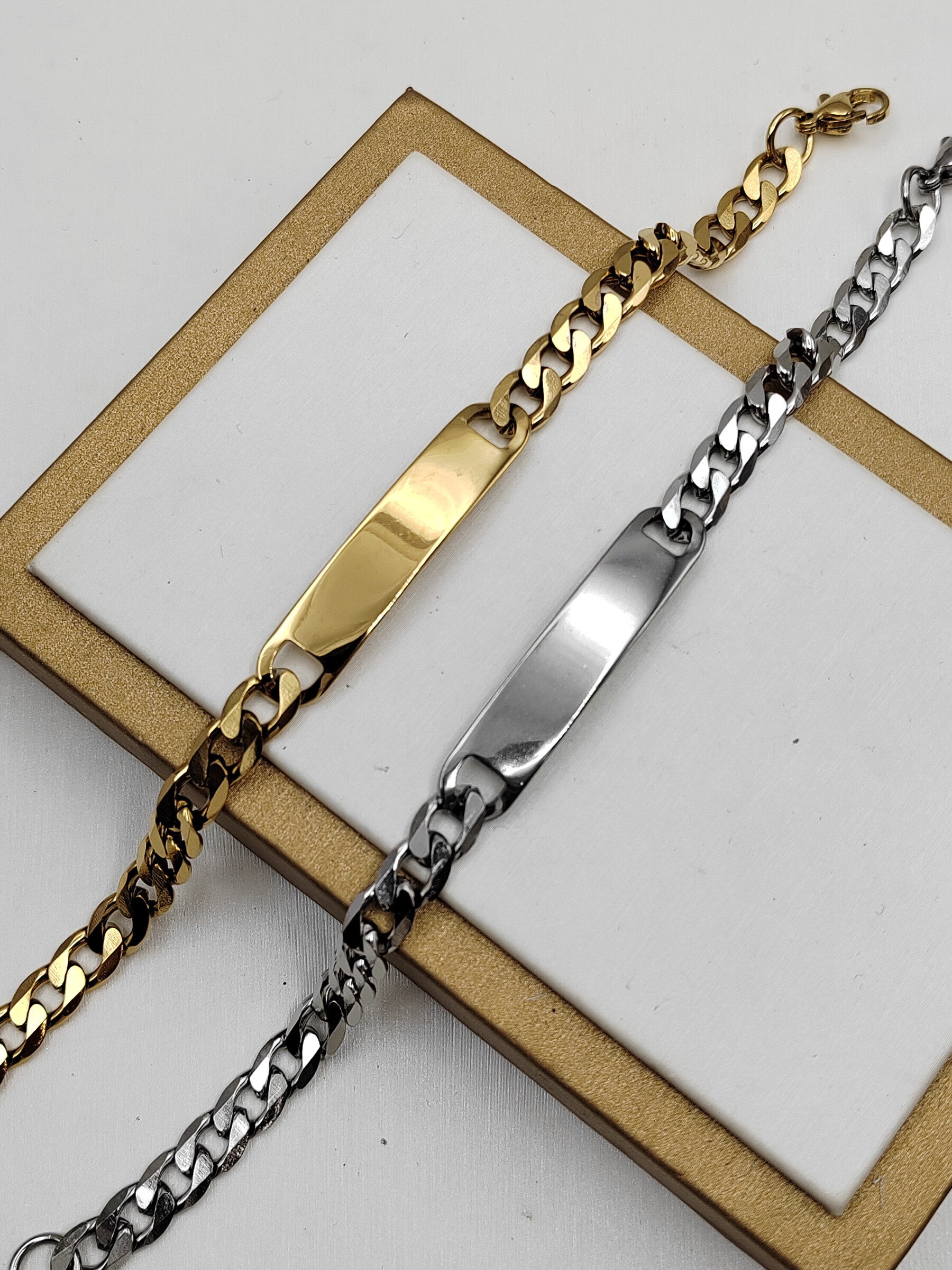 Wholesaler I.L JOLI B - Stainless steel engraving bracelet