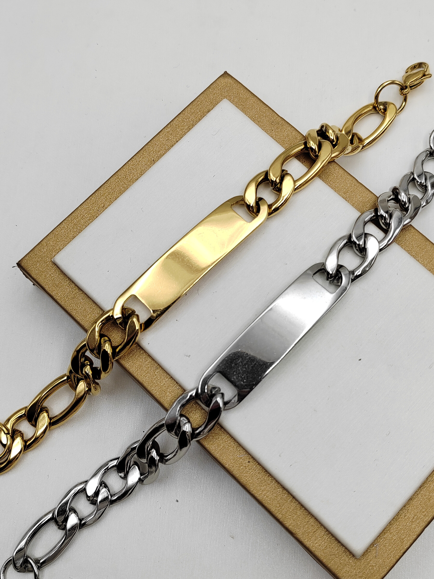 Grossiste I.L JOLI B - Bracelet à graver en acier inoxydable