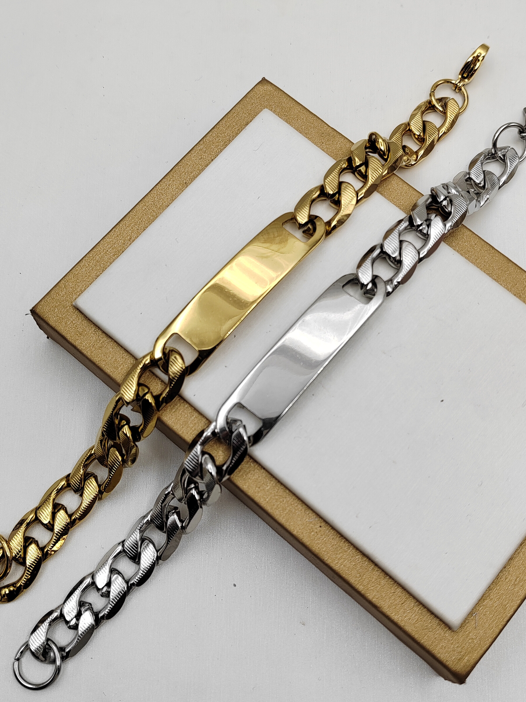 Wholesaler I.L JOLI B - Stainless steel engraving bracelet