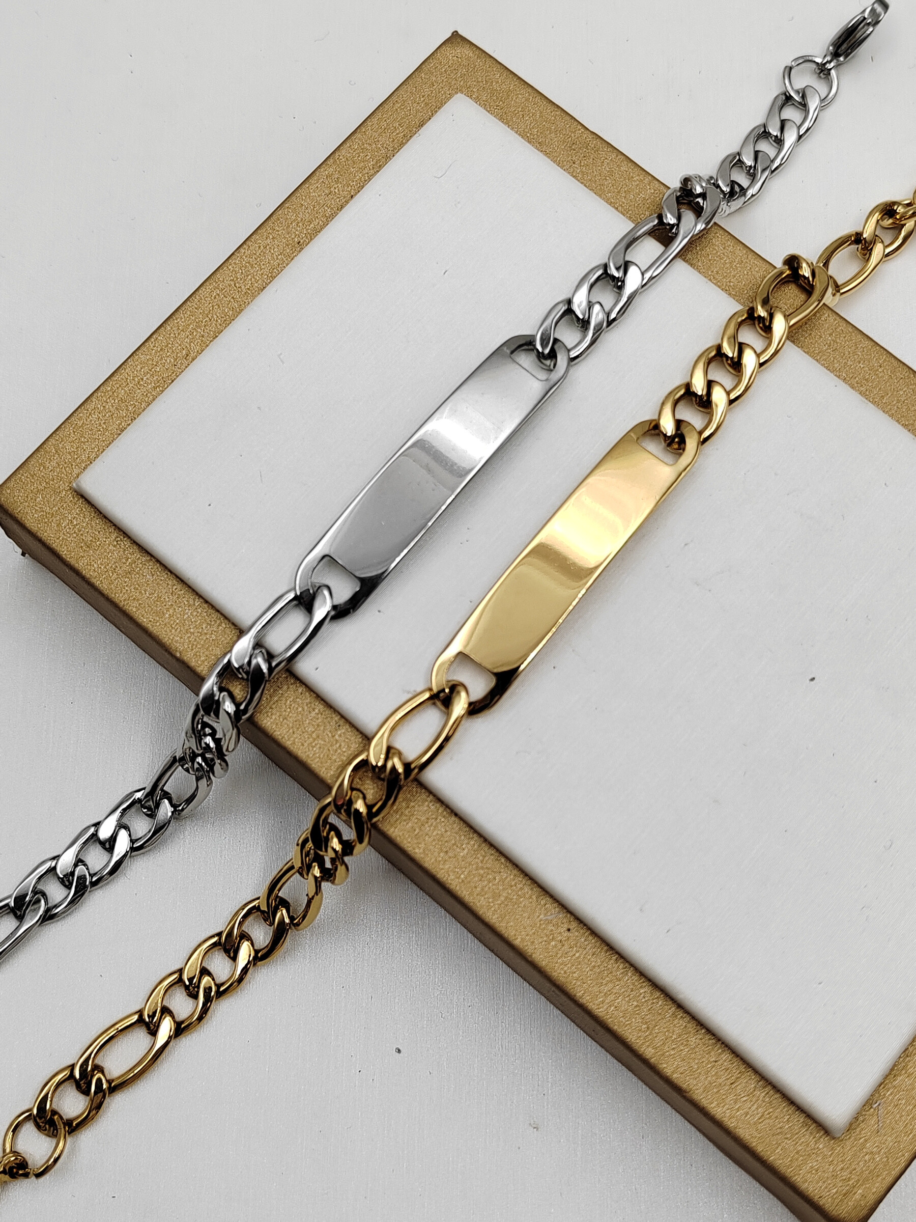 Wholesaler I.L JOLI B - Stainless steel engraving bracelet