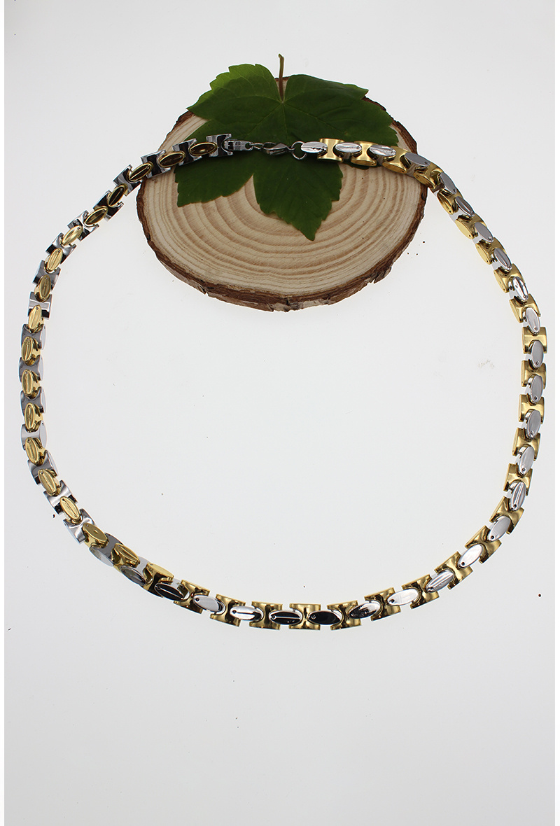 Mayorista I.L JOLI B - COLLAR DE ACERO INOXIDABLE