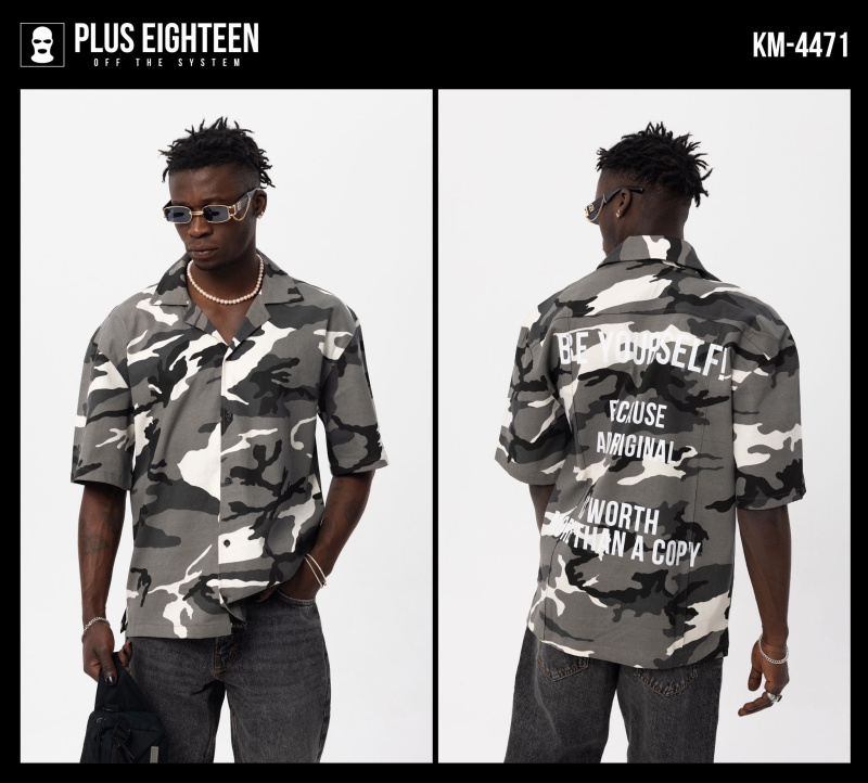 Grossiste Invictus Paris - CHEMISE SURCHEMISE HOMME  CAMOUFLAGE