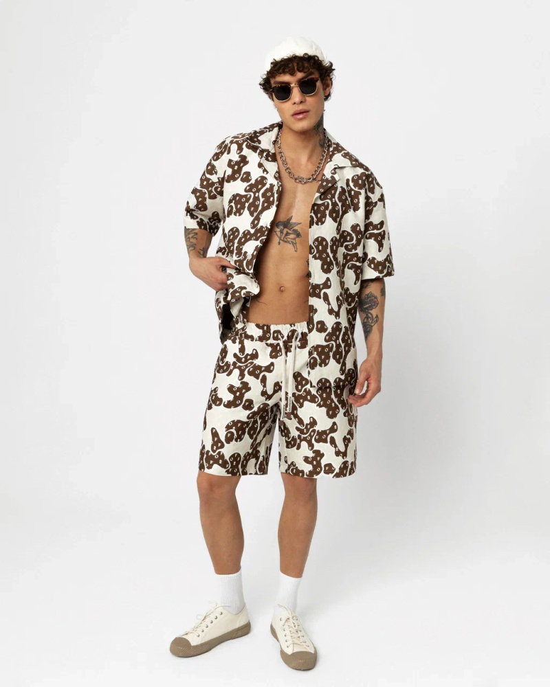 Grossiste Invictus Paris - ENSEMBLE CHEMISE SHORT  HOMME  REASSORT