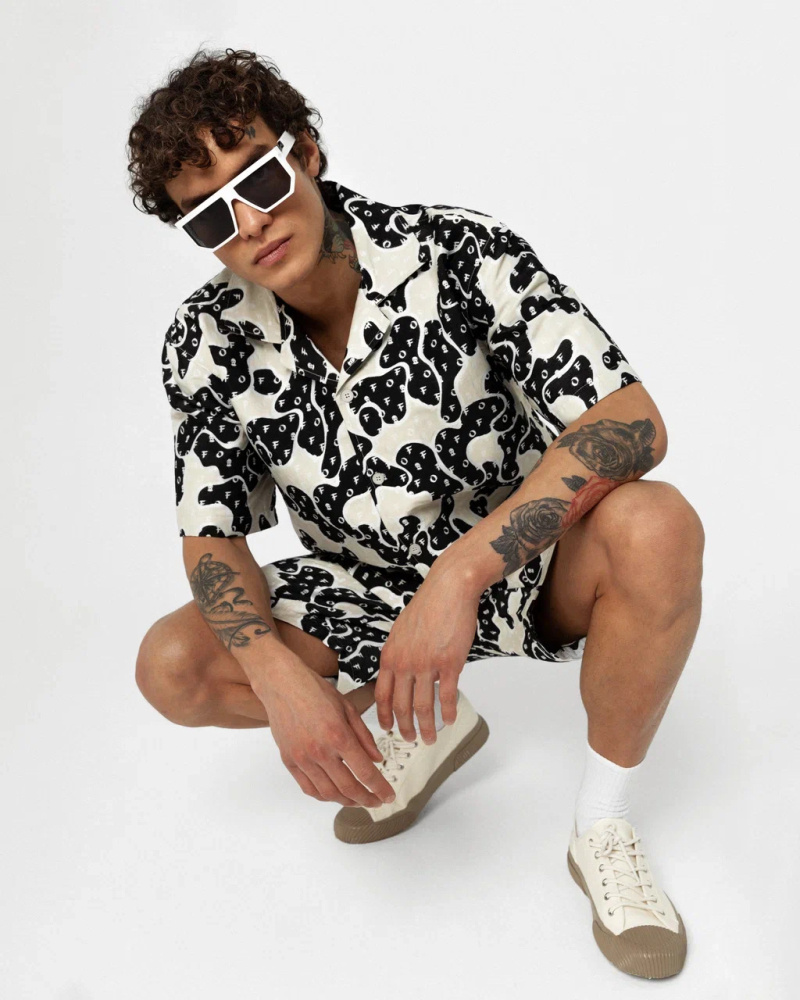 Grossiste Invictus Paris - ENSEMBLE CHEMISE SHORT  HOMME  REASSORT